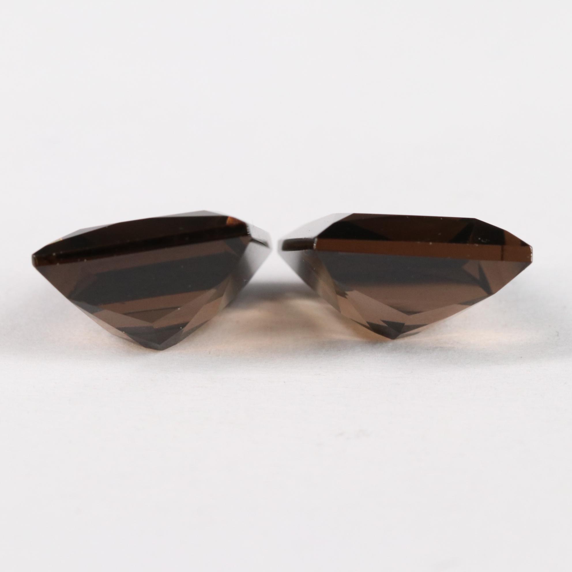 Loose 14.60 CTW Smoky Quartz Lot