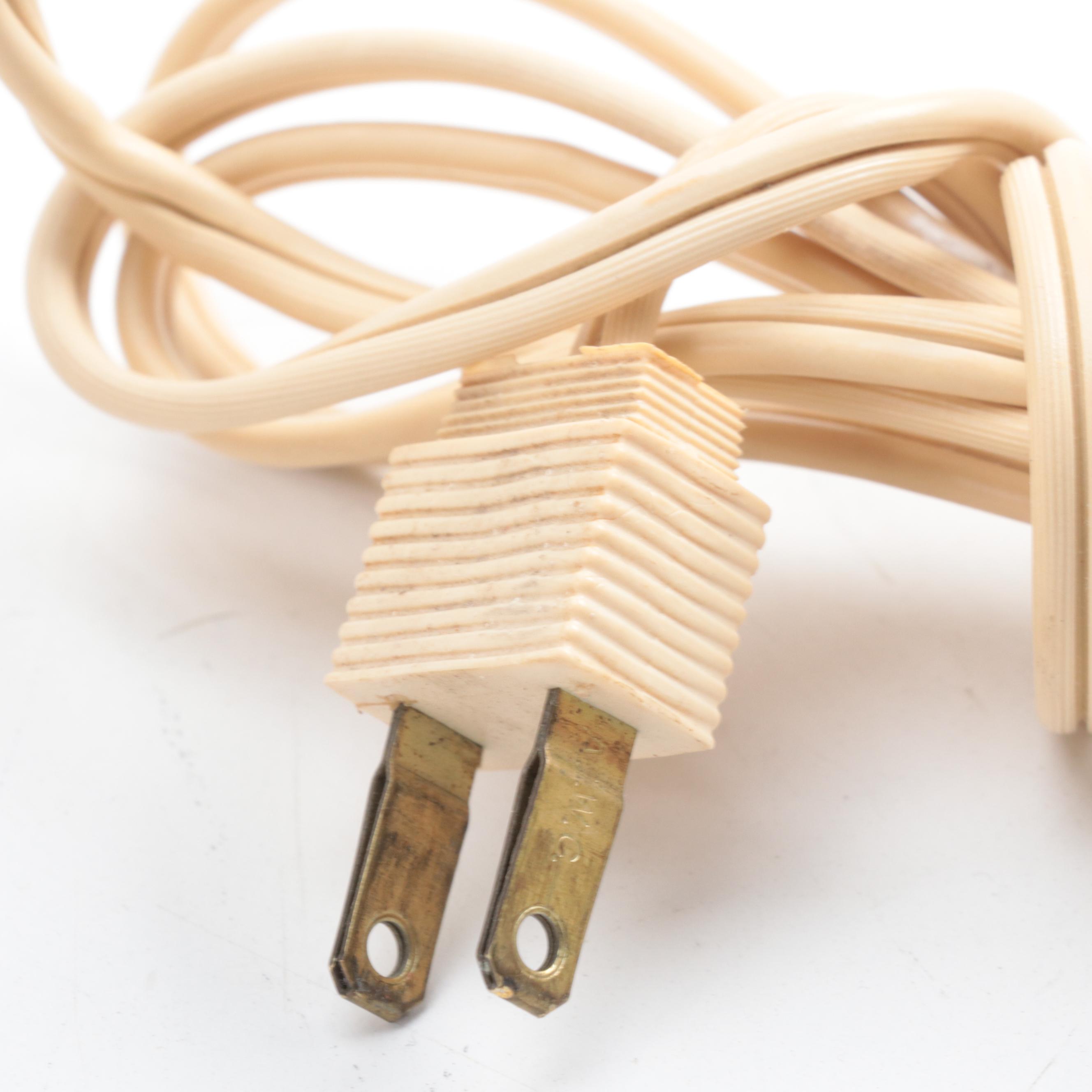 Japanese Bronze Champleve and Cloisonné Vase Table Lamp, Mid-20th Century