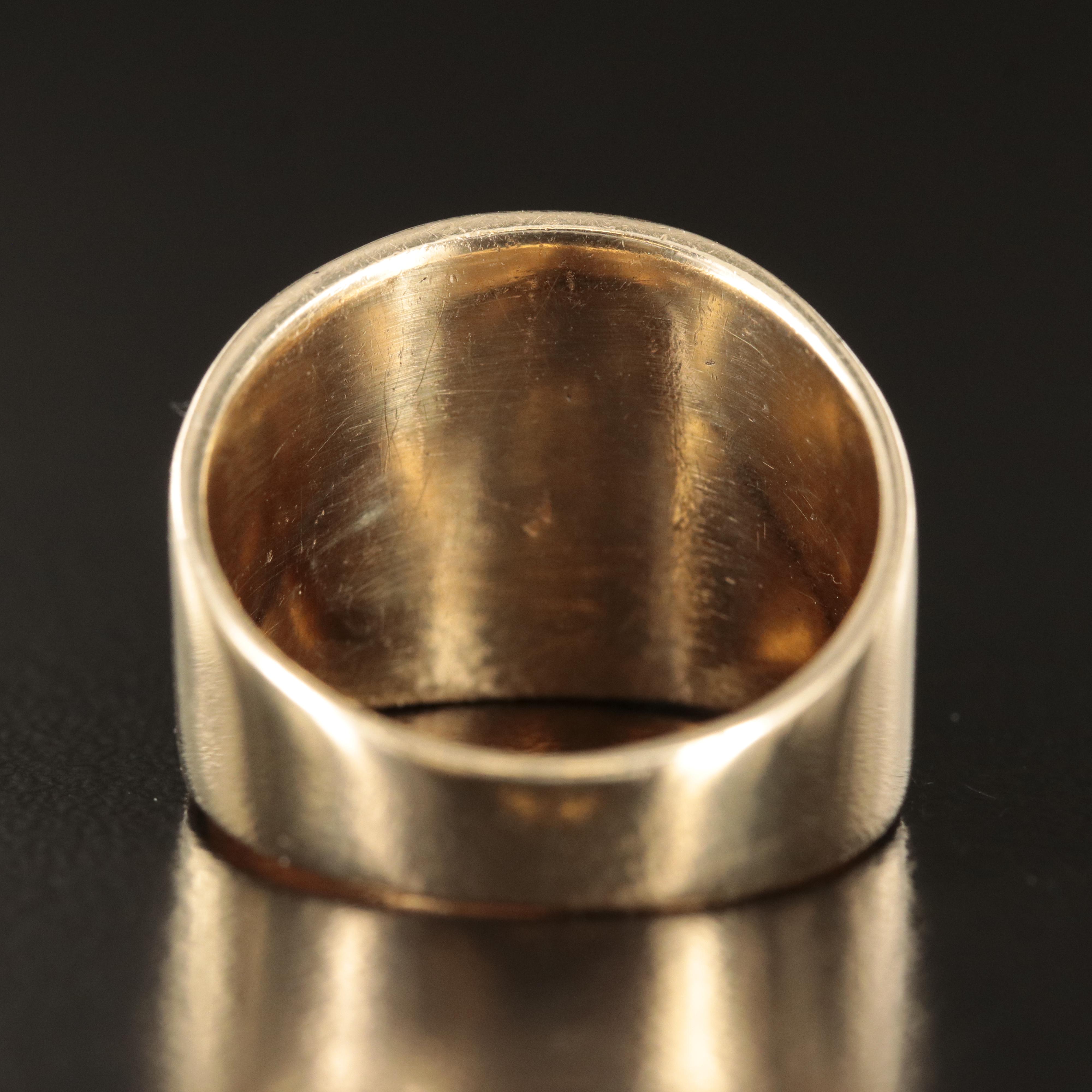 10K Opal Triplet Grapevine Ring with Rose and Green Gold Accents