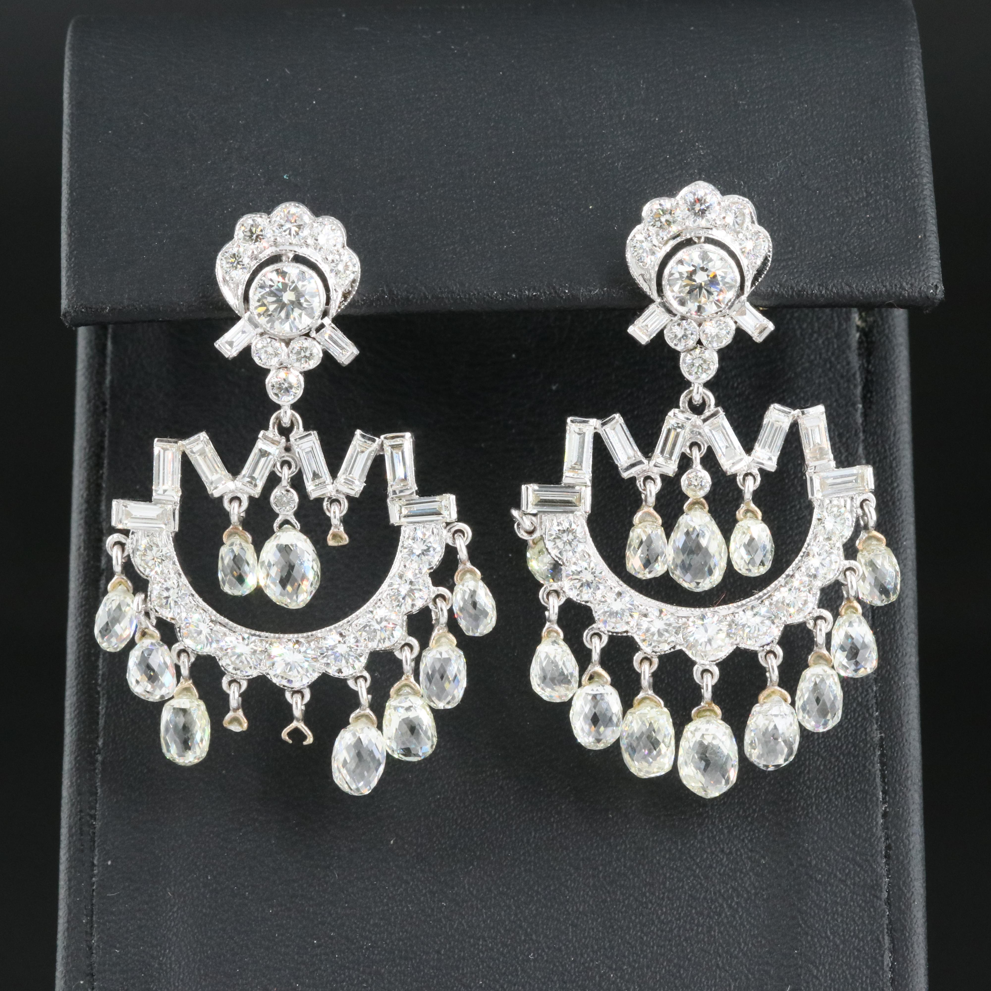 18K 14.41 CTW Diamond Chandelier Earrings