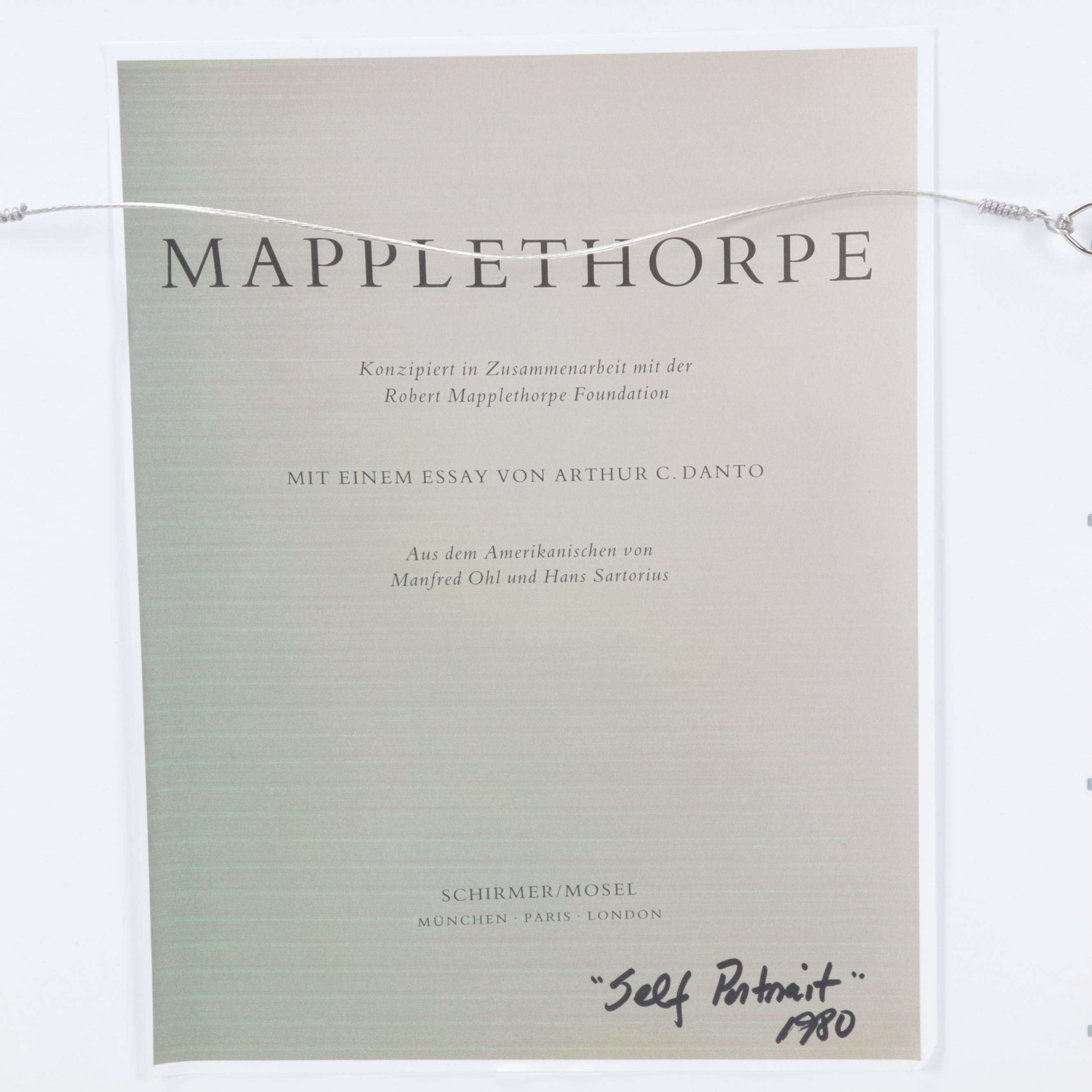 Offset Lithograph After Robert Mapplethorpe "Self Portrait," Circa 1992