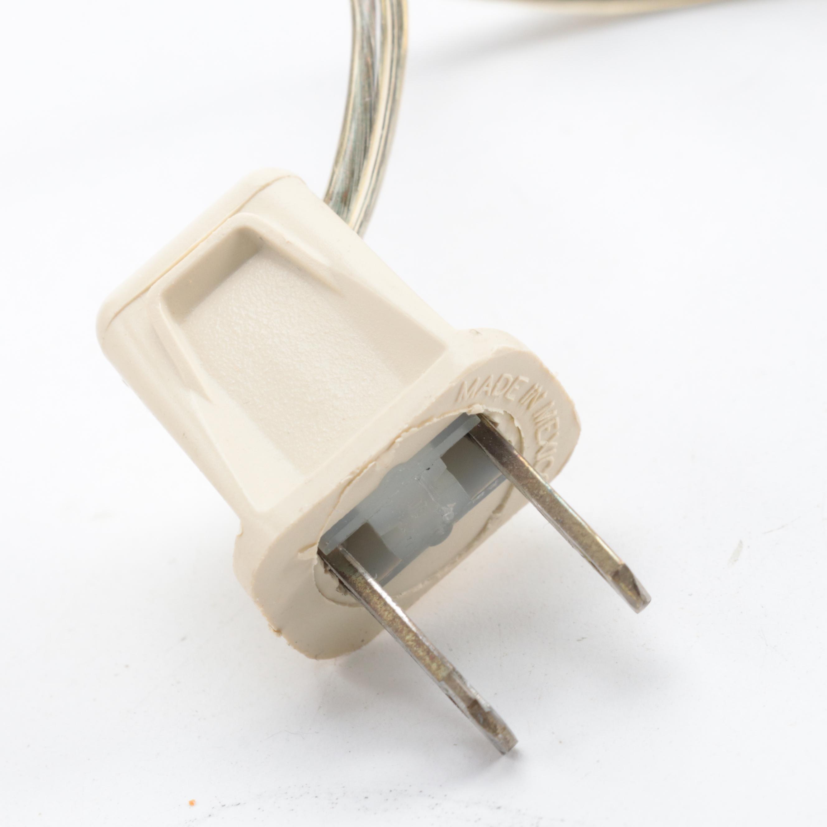 Japanese Totai Shippo Tree Bark Style Vase Table Lamp, Late 20th Century