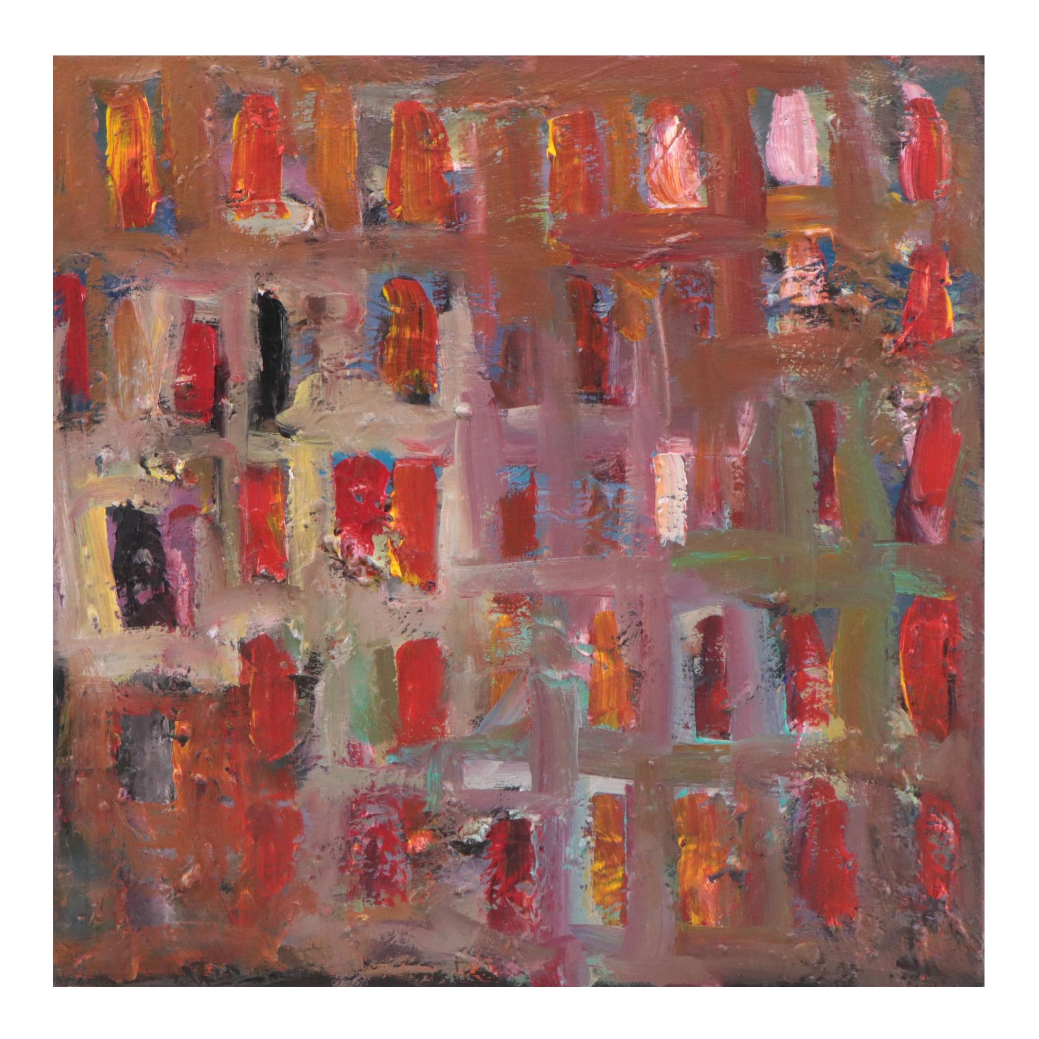 Leif Janek Abstract Acrylic Painting, 21st Century