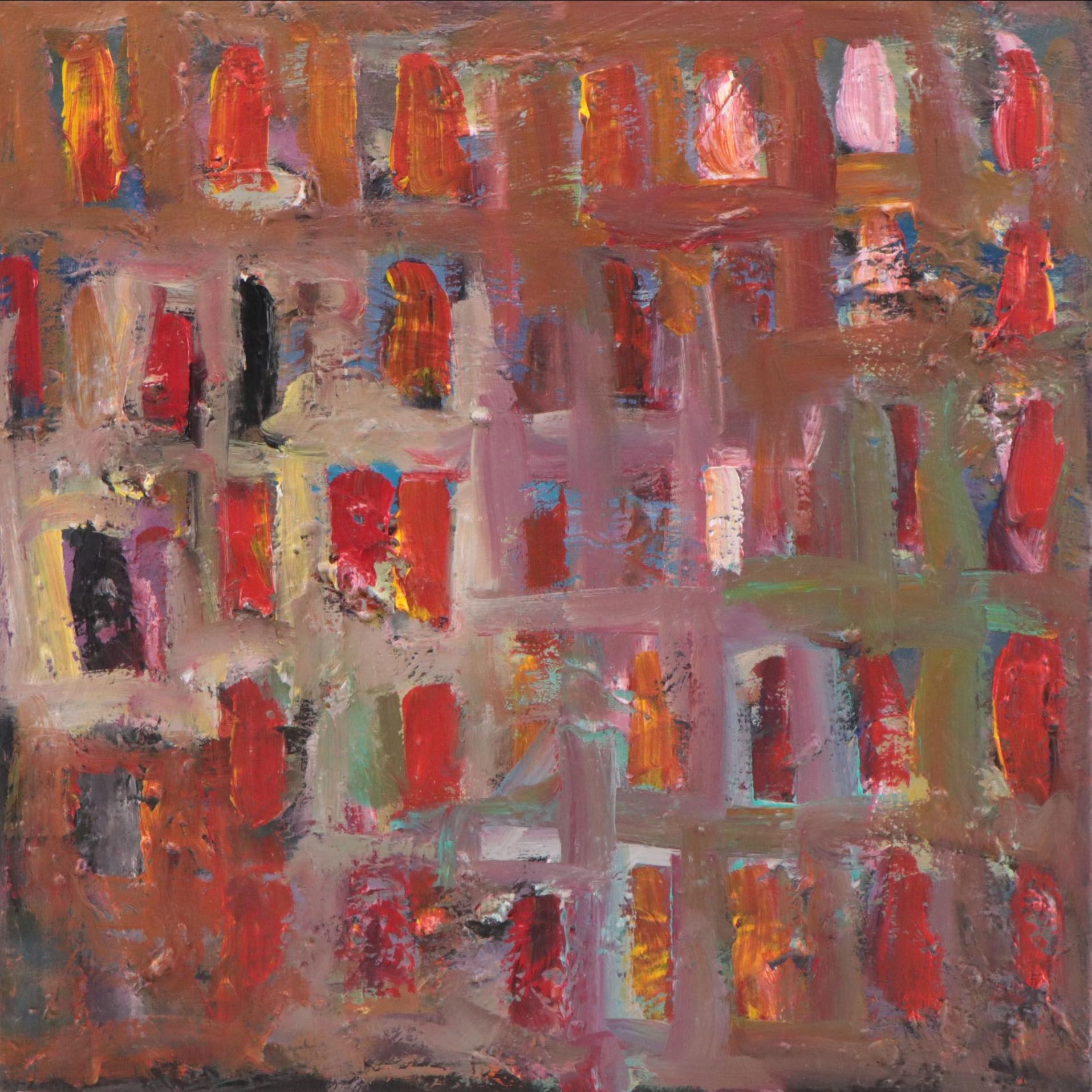 Leif Janek Abstract Acrylic Painting, 21st Century