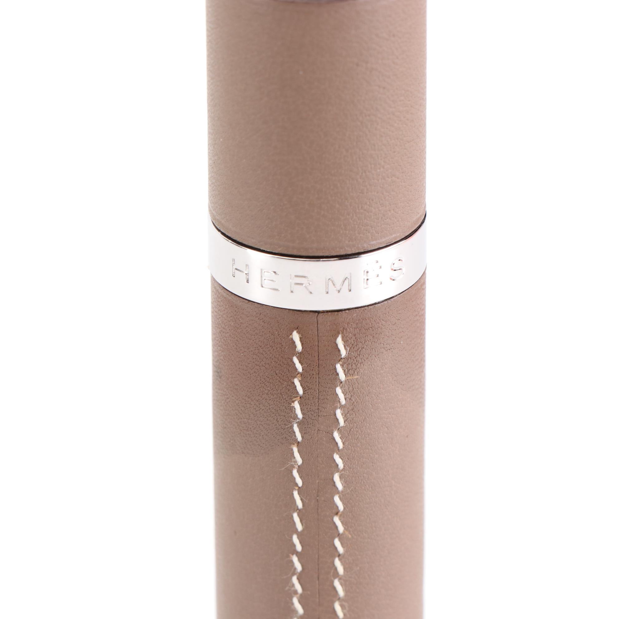 Hermès Leather Travel Perfume Case with Box