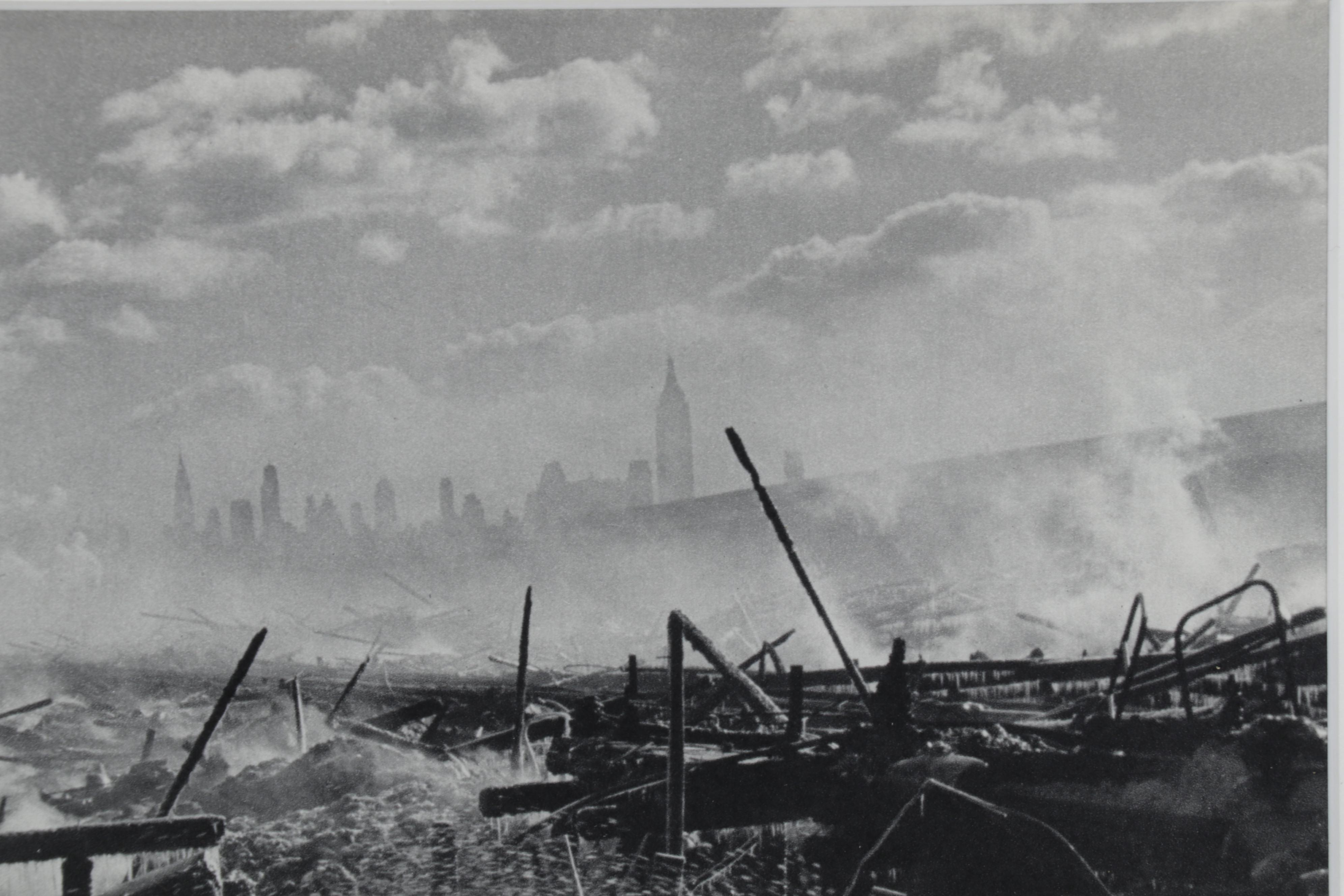 Henri Cartier-Bresson Rotogravure "New York, 1947" From "The Decisive Moment"