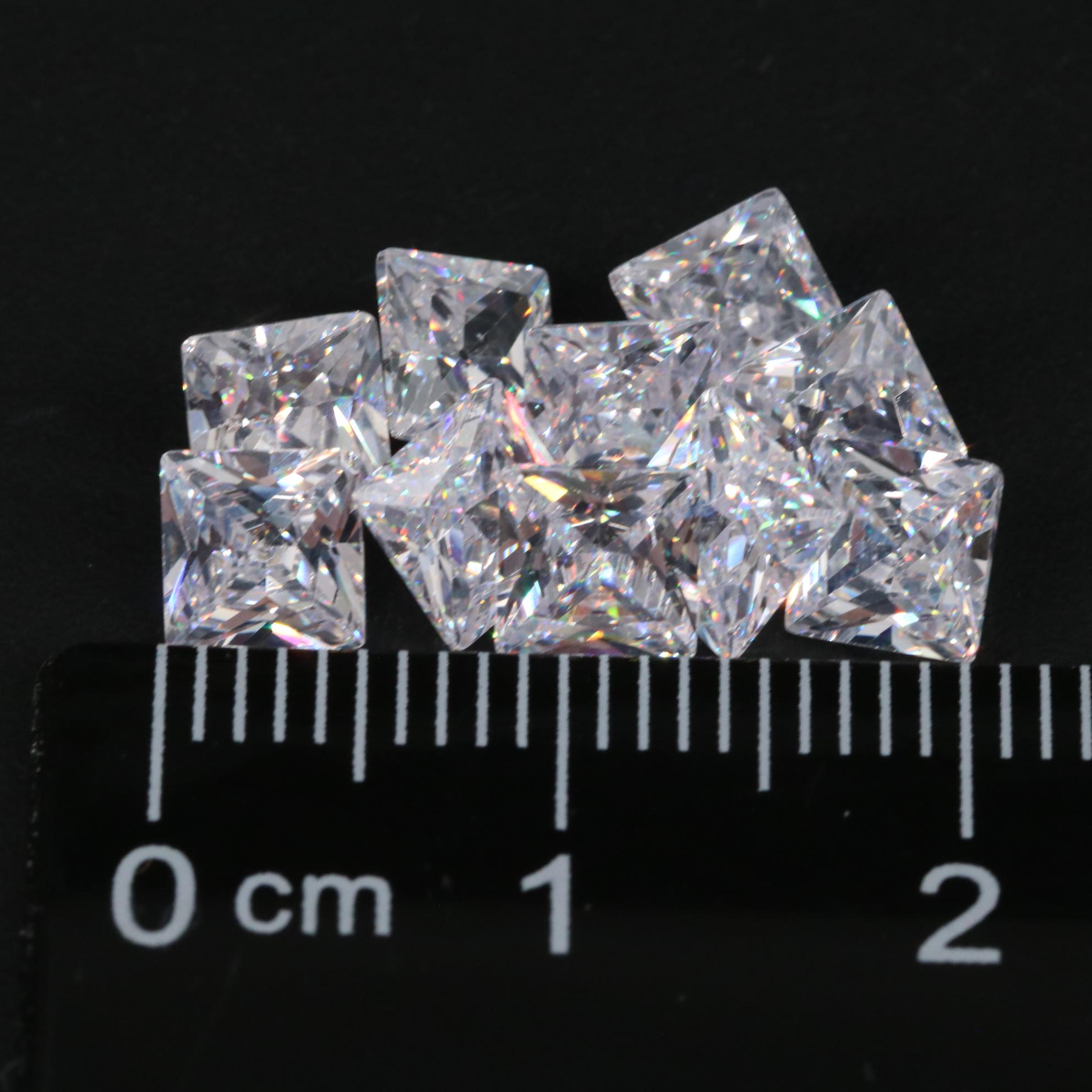 Loose 10.00 CTW Cubic Zirconia Lot