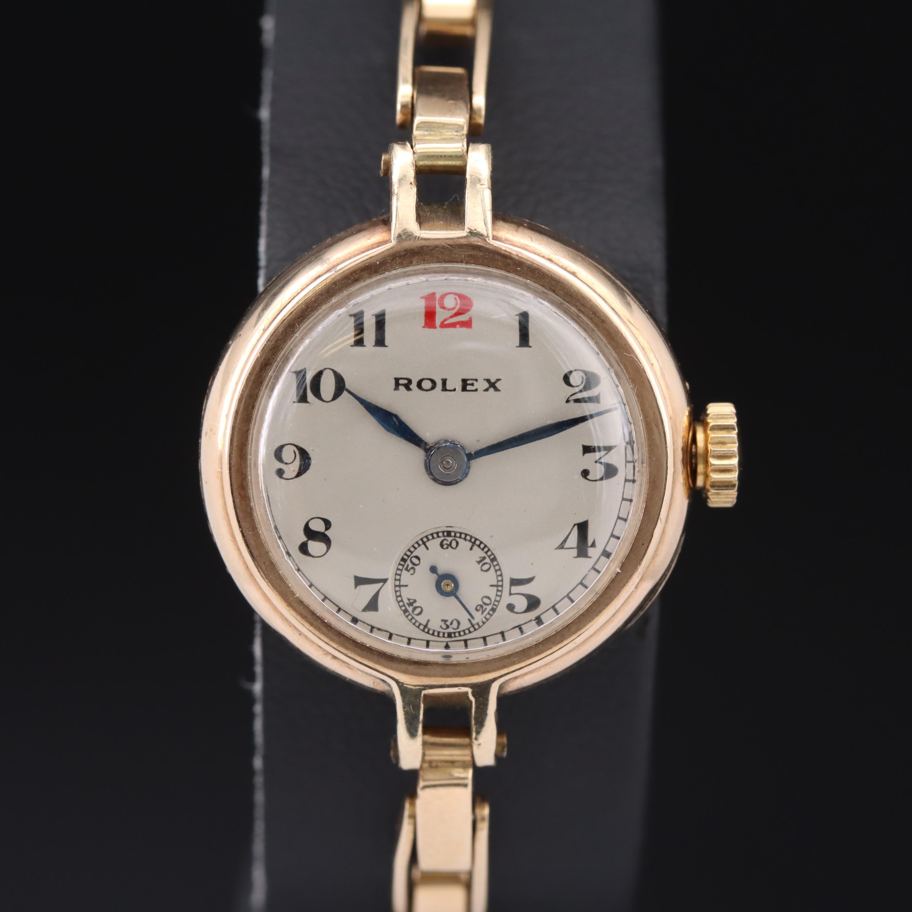 1931 Rolex Prima 9K Watch with 14K Bracelet