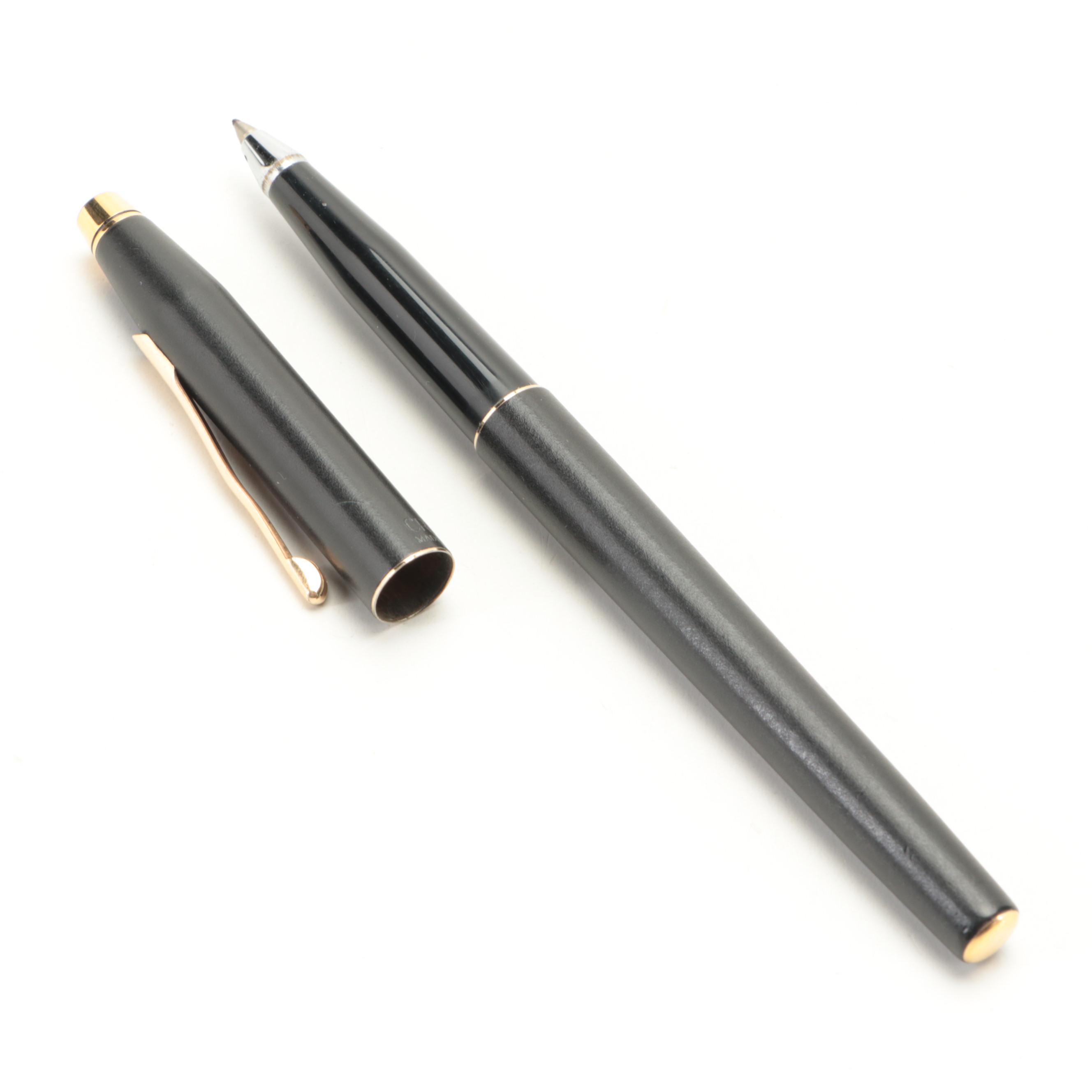 Cross Gunmetal Rollerball Pen with Chromatic IBM Pen