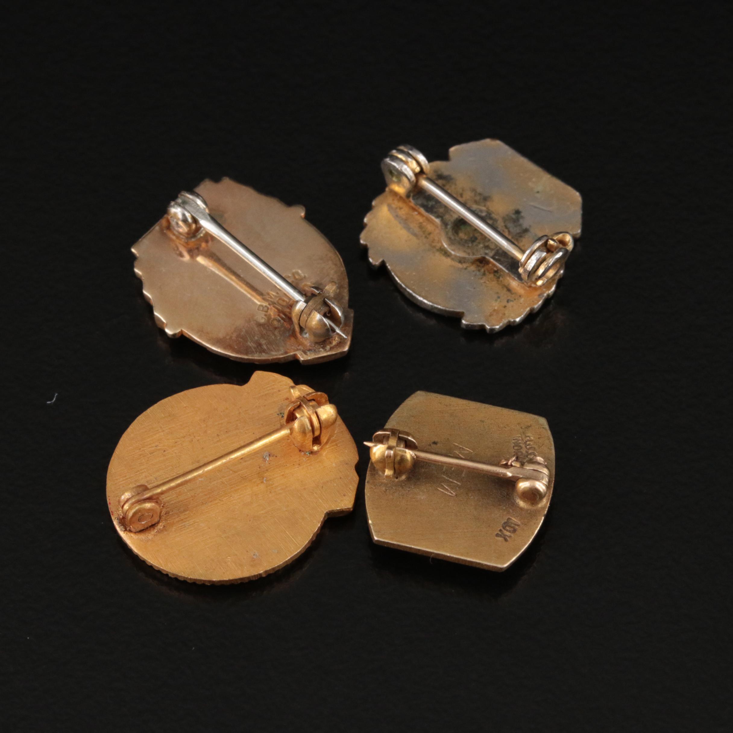 10K Enamel Pins and Brooches