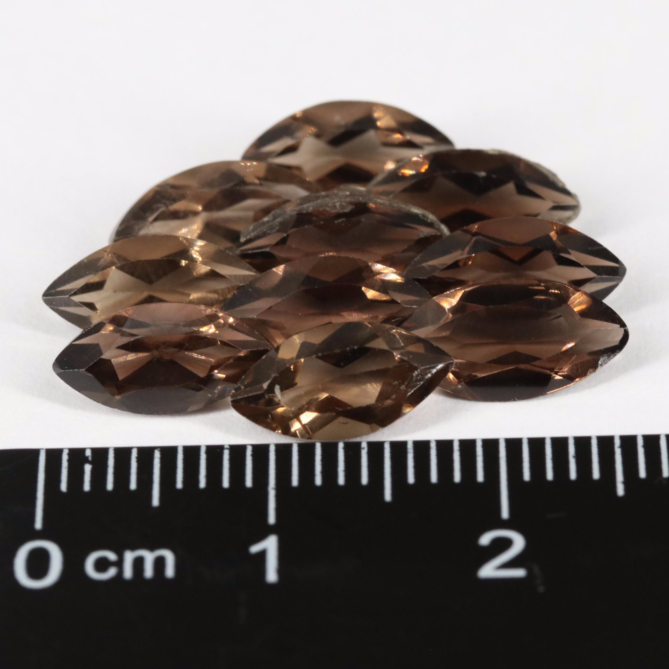 Loose 10.30 CTW Smoky Quartz Lot