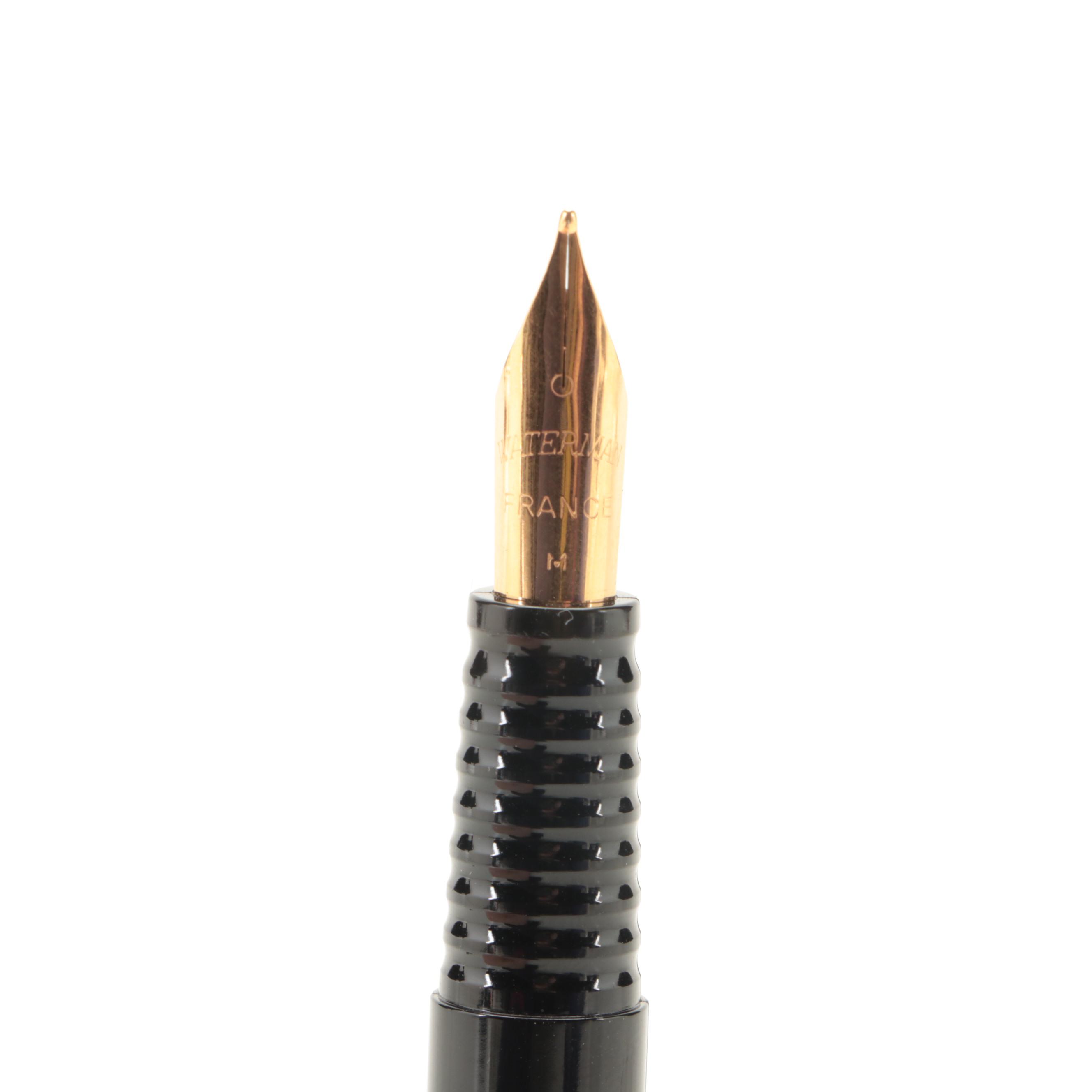 Waterman Laureat Tortoiseshell Resin Fountain Pen