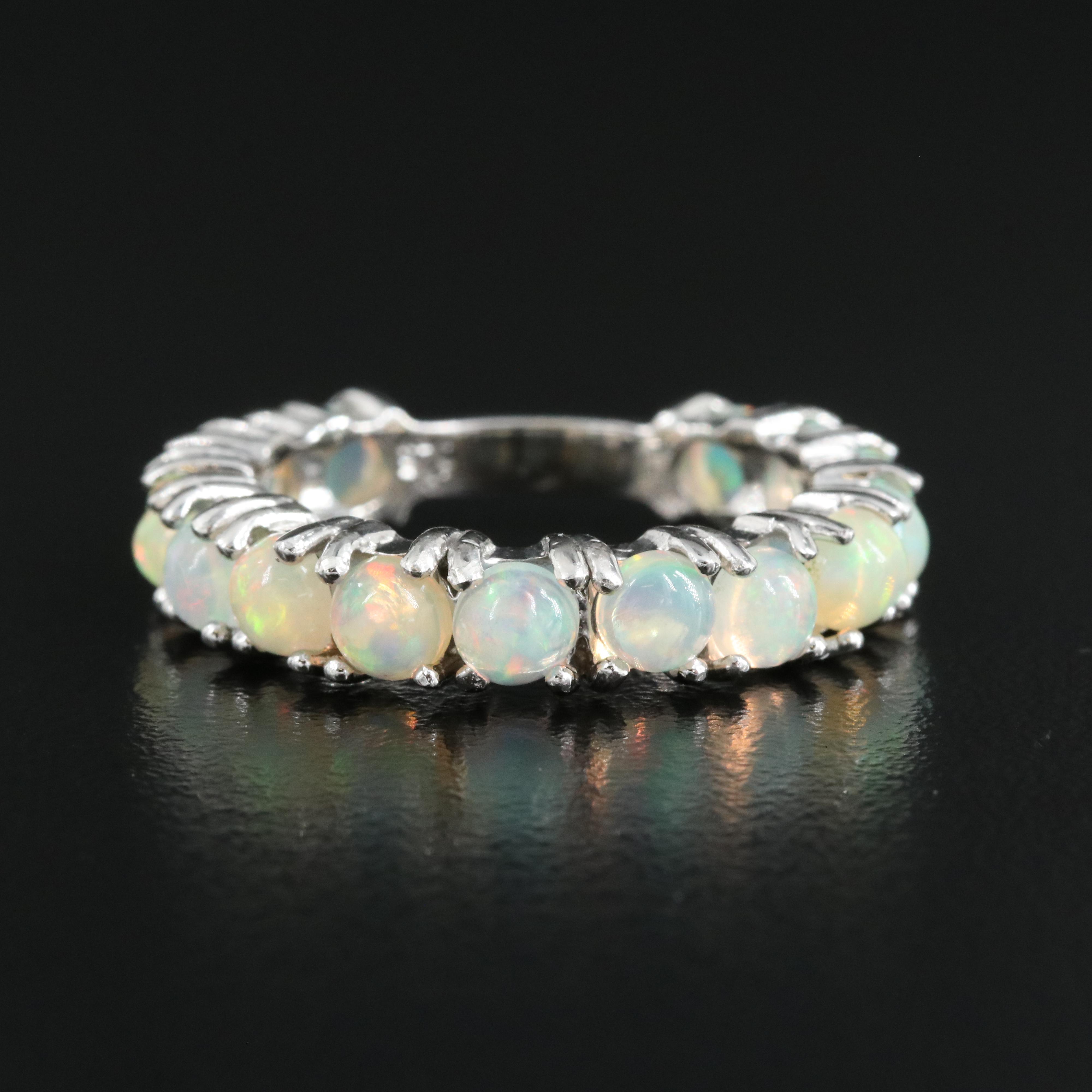 Sterling Opal Ring