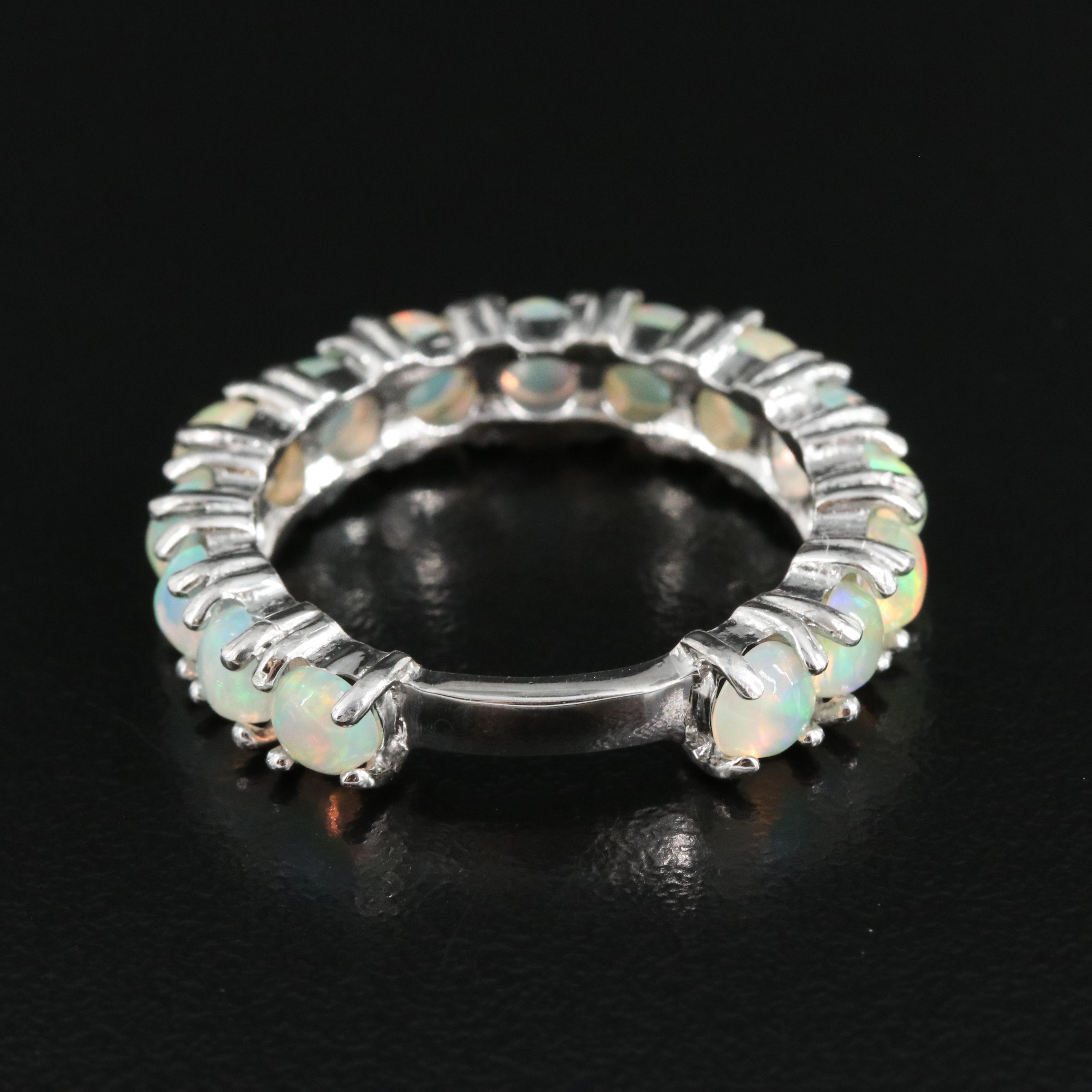 Sterling Opal Ring