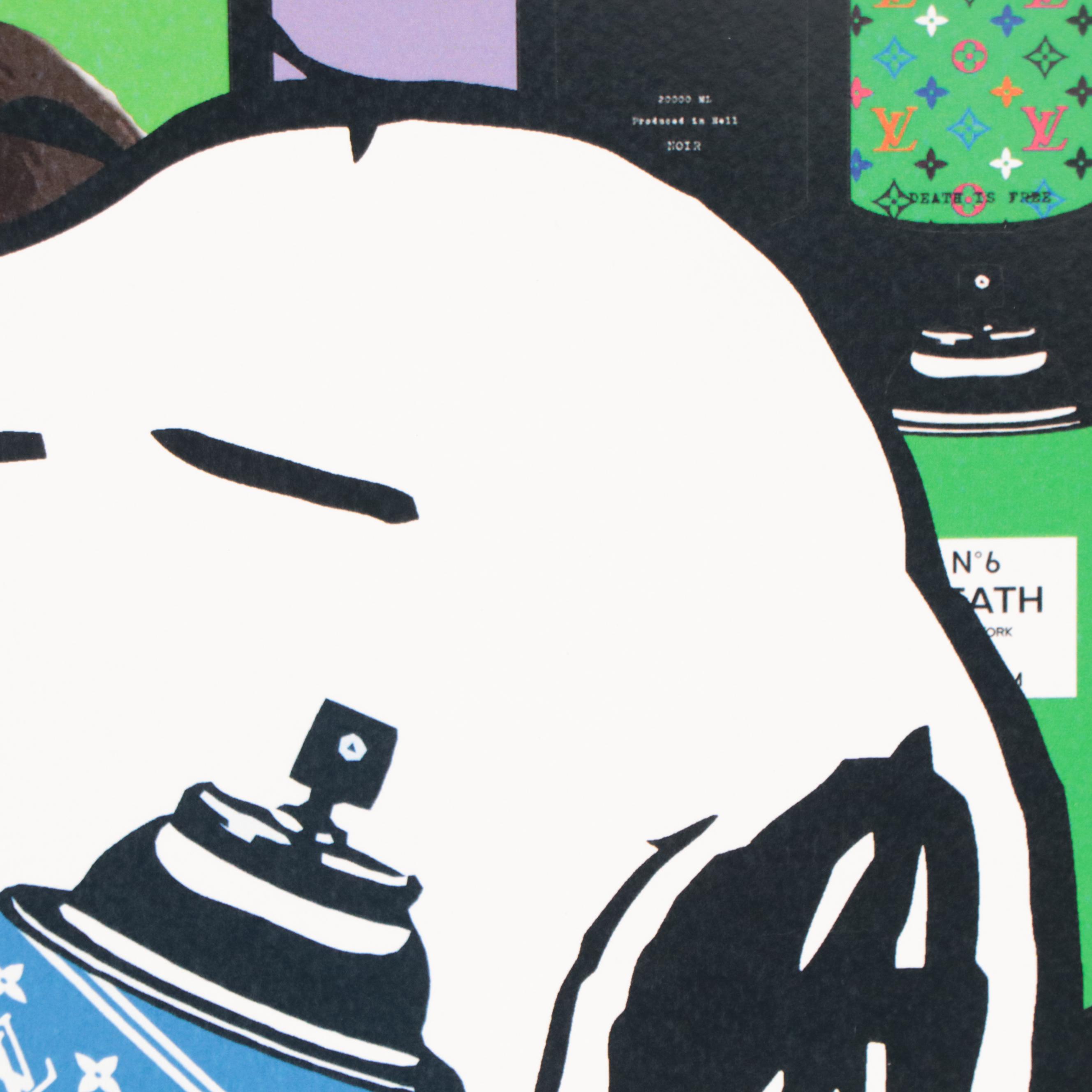 Death NYC Pop Art Graphic Print of Snoopy, 2022