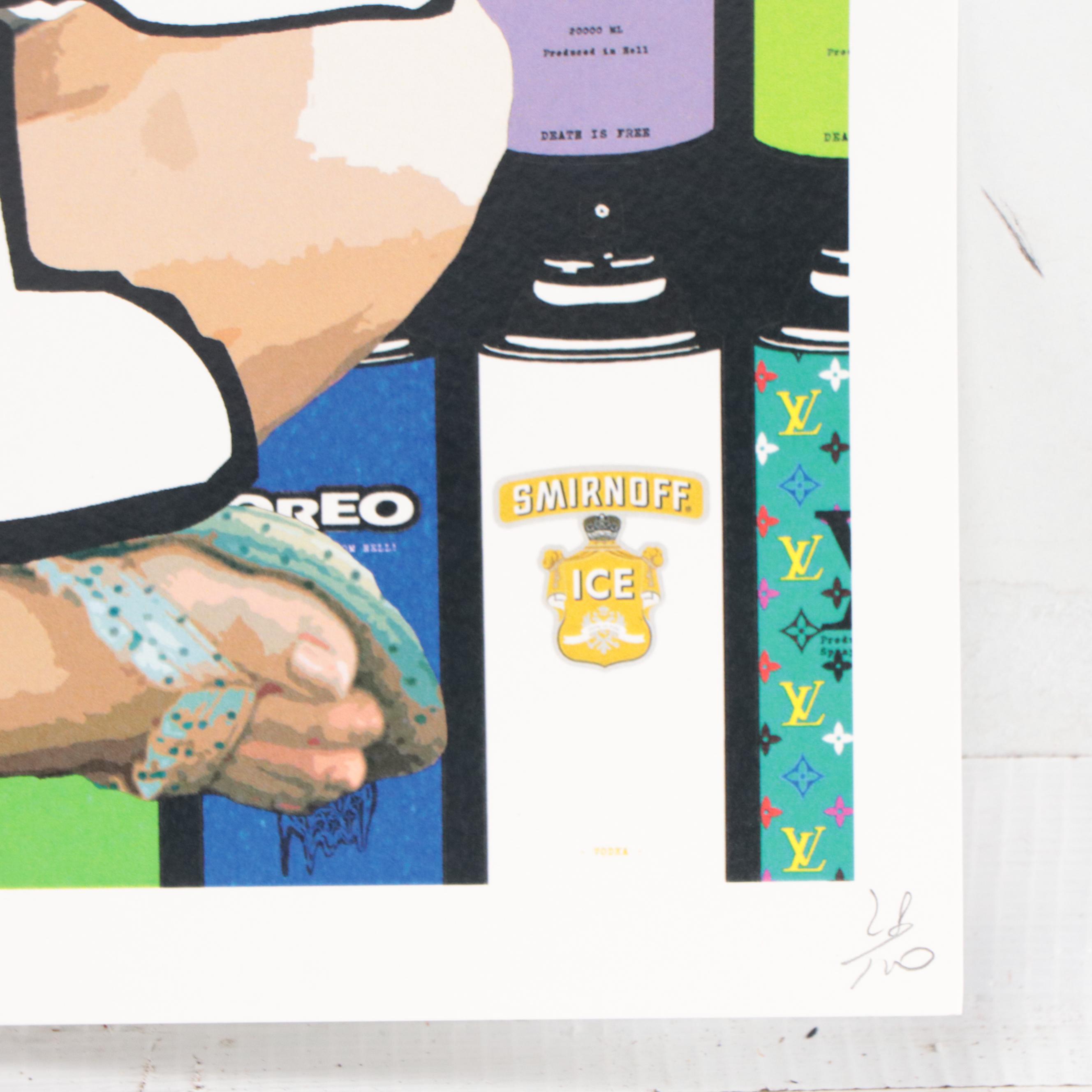 Death NYC Pop Art Graphic Print of Snoopy, 2022