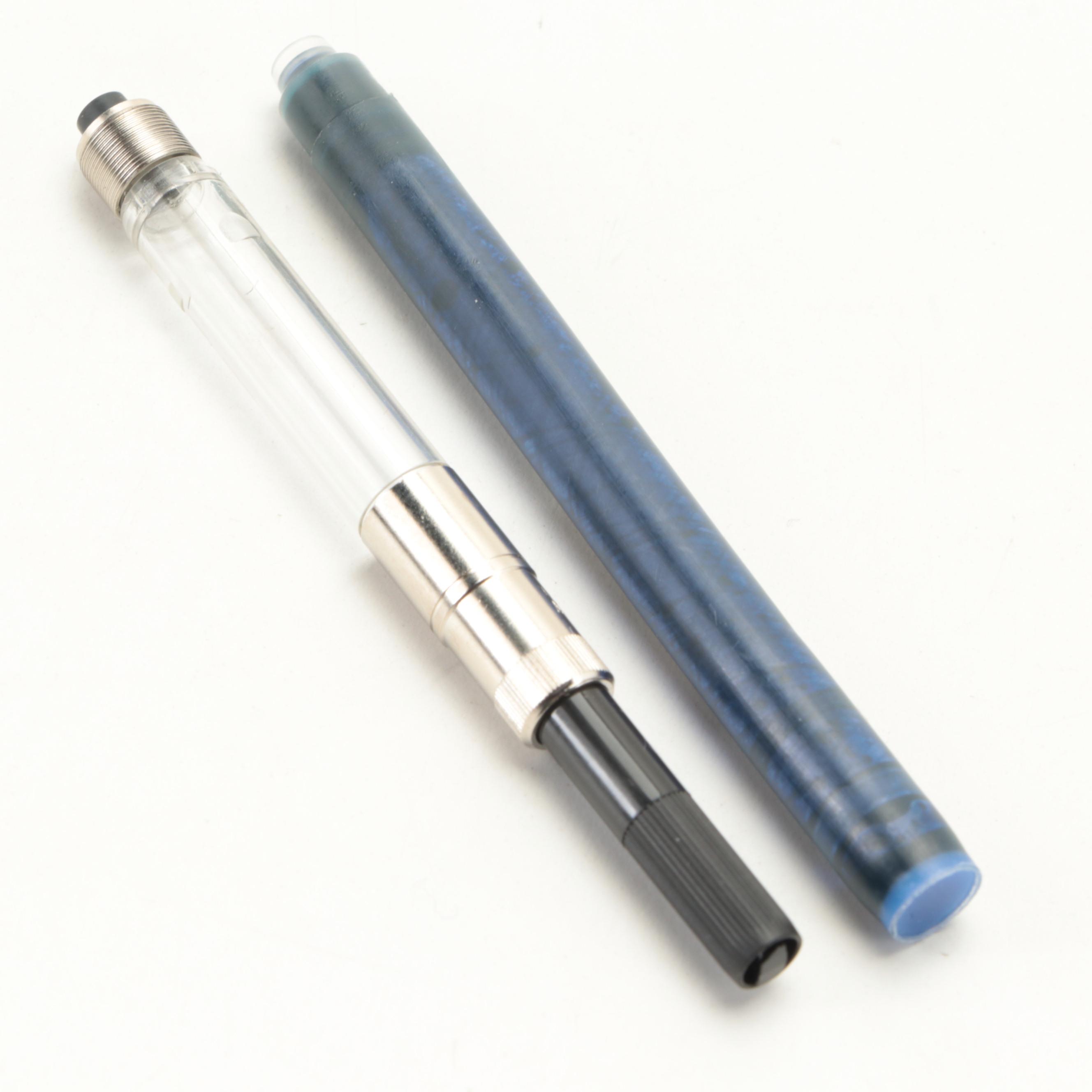 Waterman Laureat Blue Marbled Resin Fountain Pen