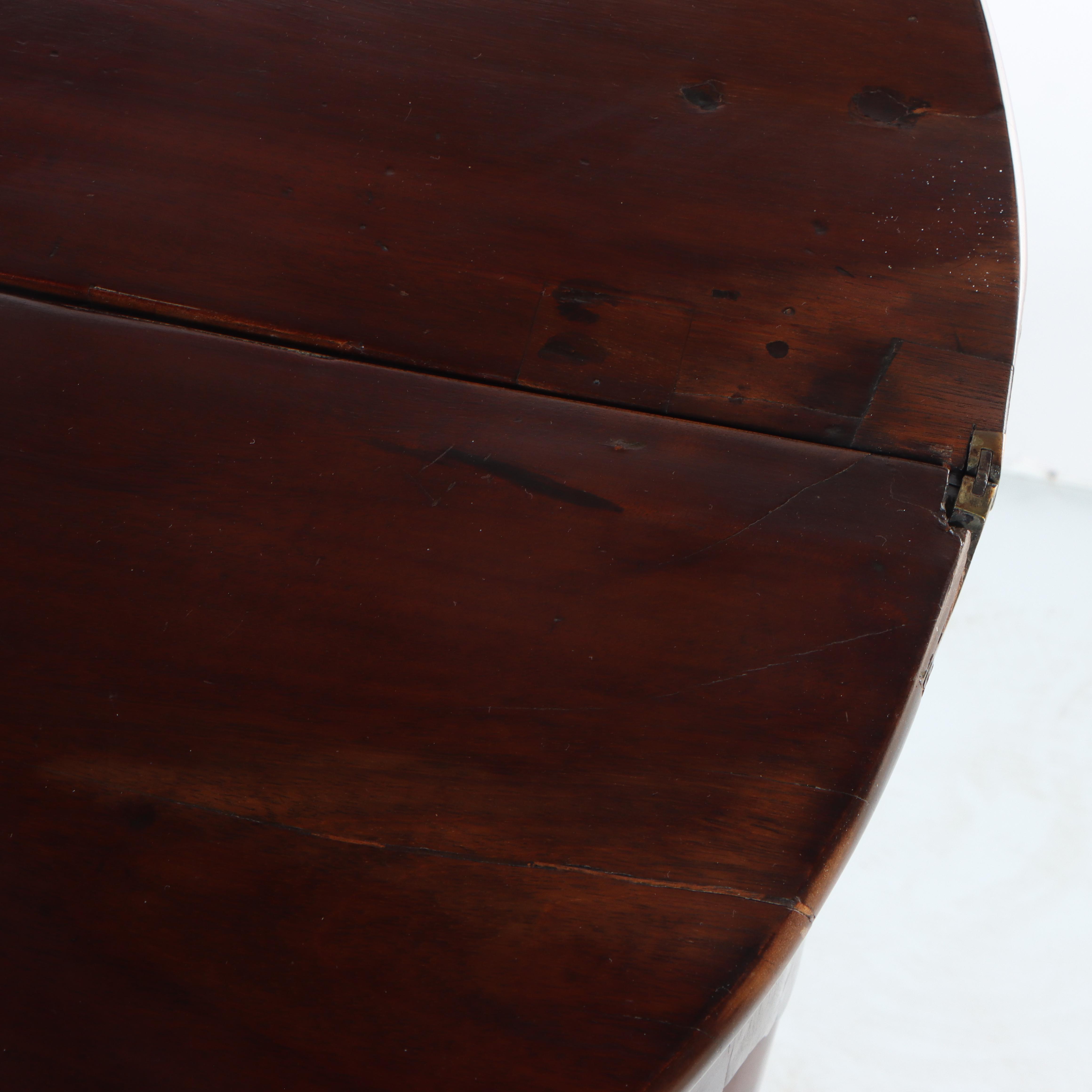 George II Mahogany Gate-Leg Games Table, Mid-18th Century