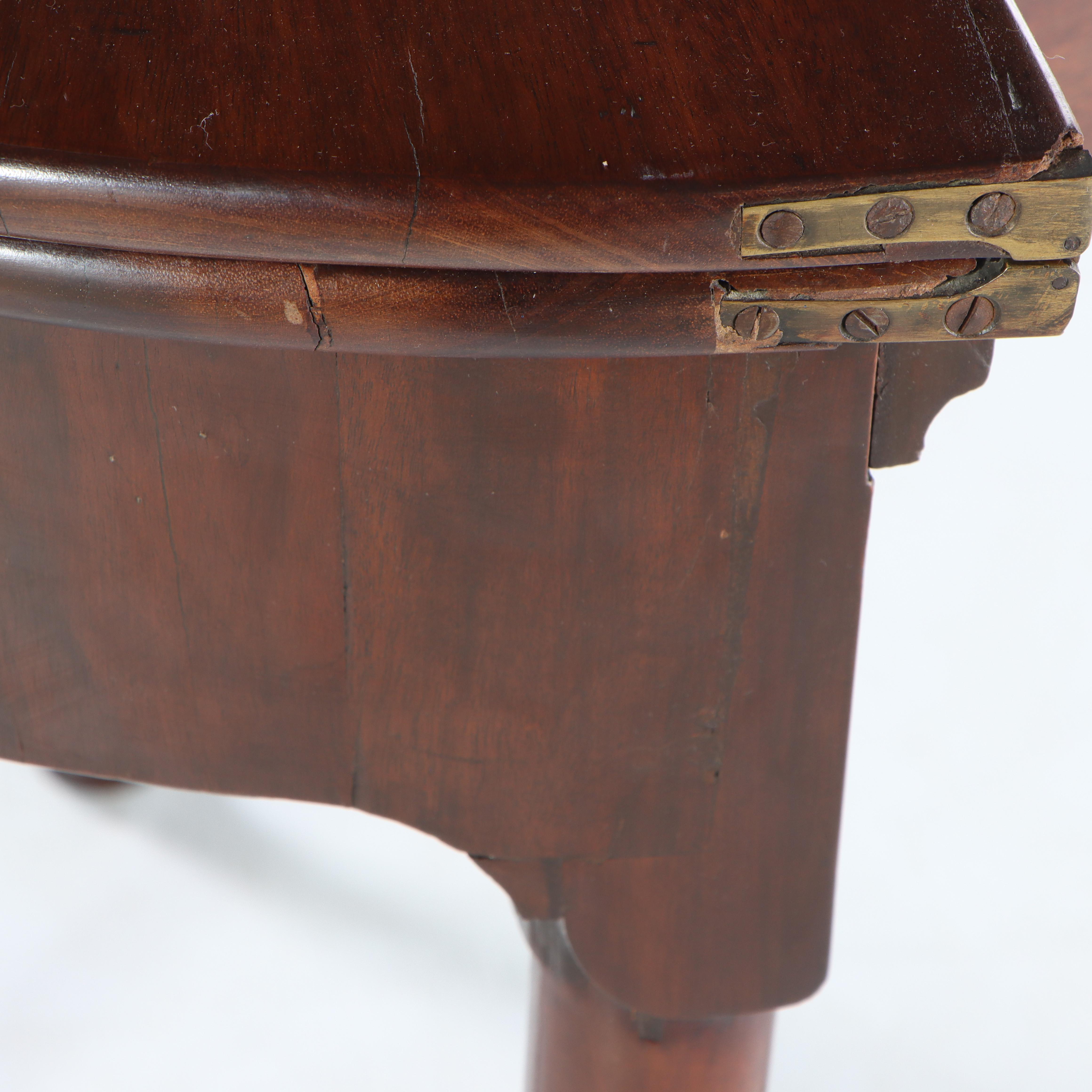 George II Mahogany Gate-Leg Games Table, Mid-18th Century