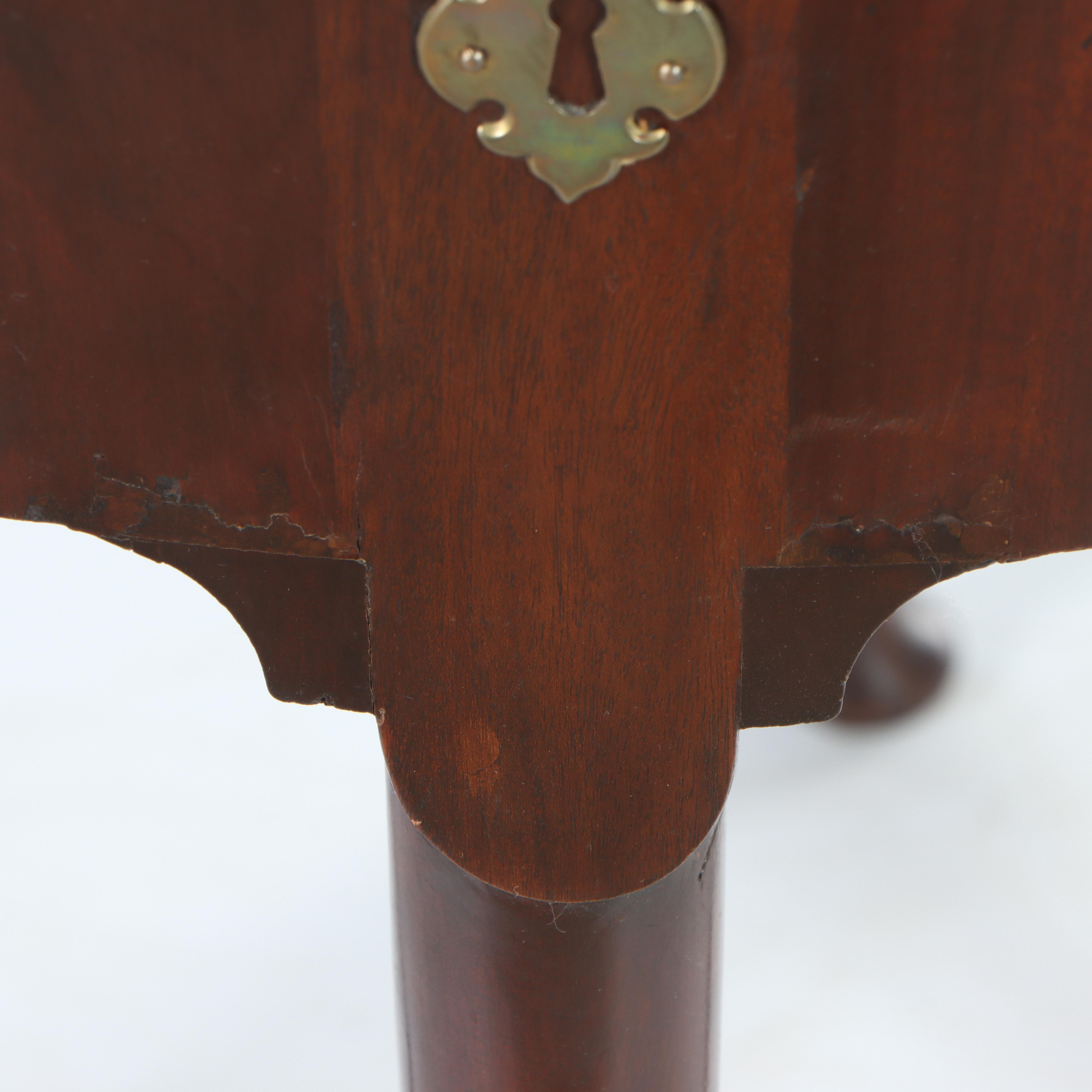 George II Mahogany Gate-Leg Games Table, Mid-18th Century
