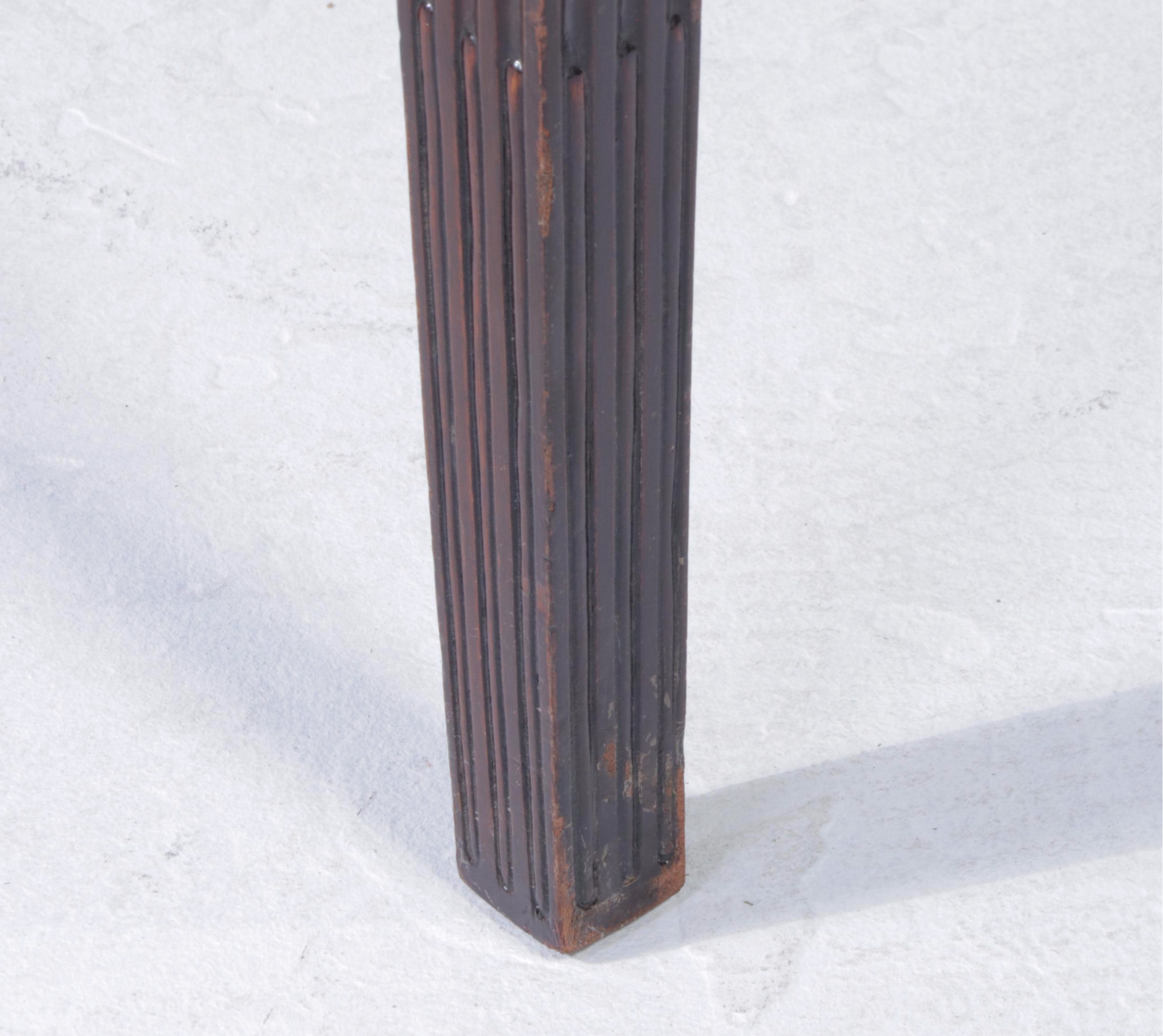 George III Mahogany Serpentine-Form Serving Table, Late 18th Century