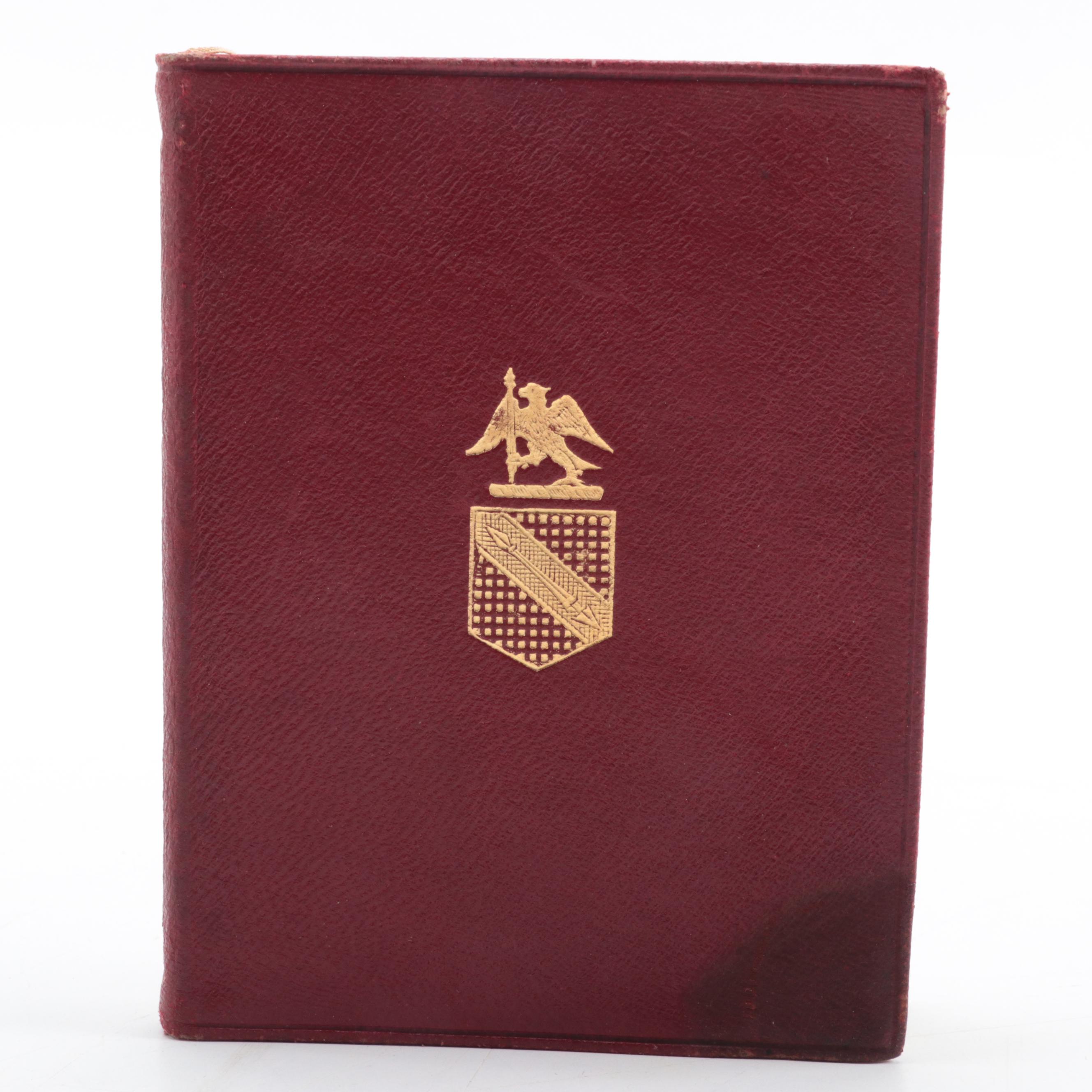 Leather Bound "The Temple Shakespeare" Partial Set, Early 20th Century