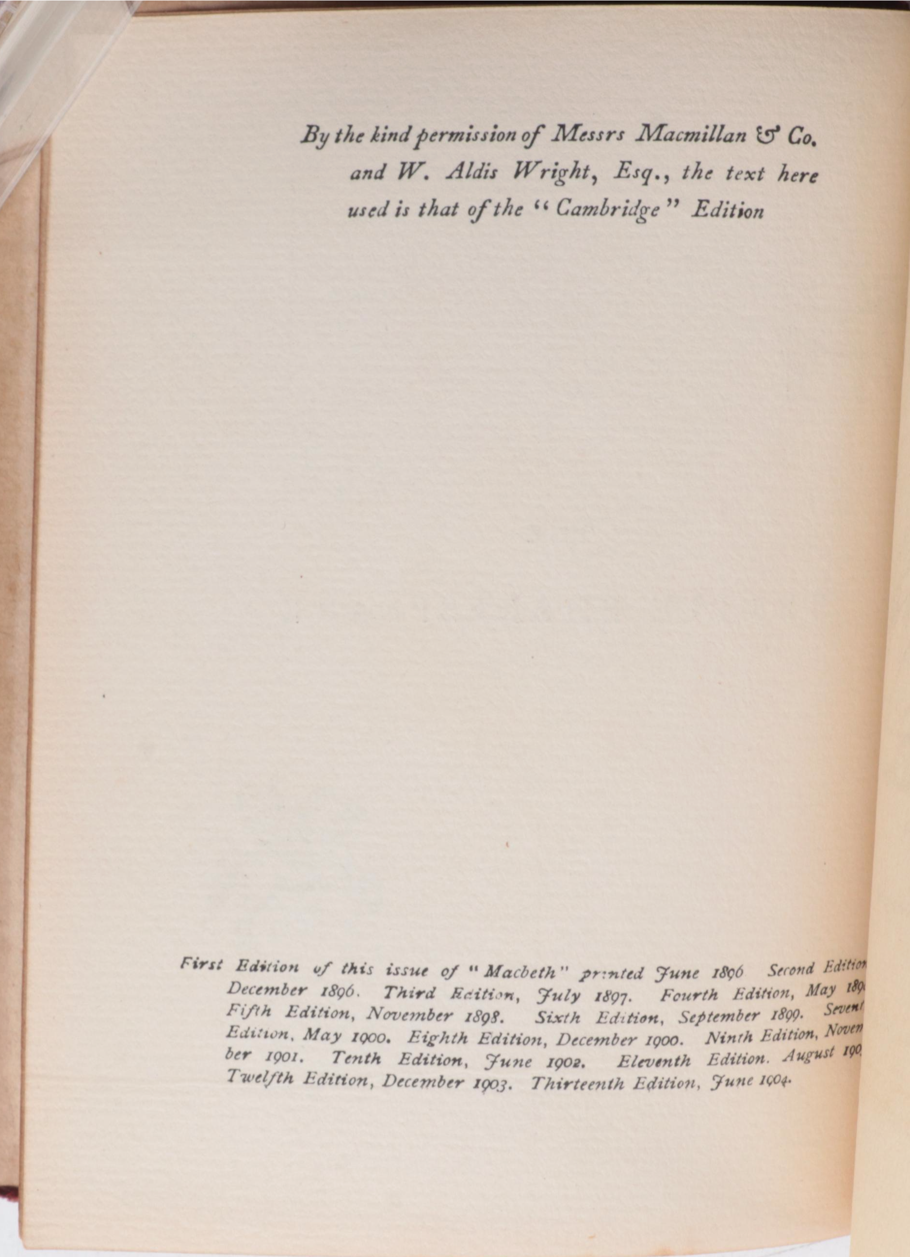 Leather Bound "The Temple Shakespeare" Partial Set, Early 20th Century
