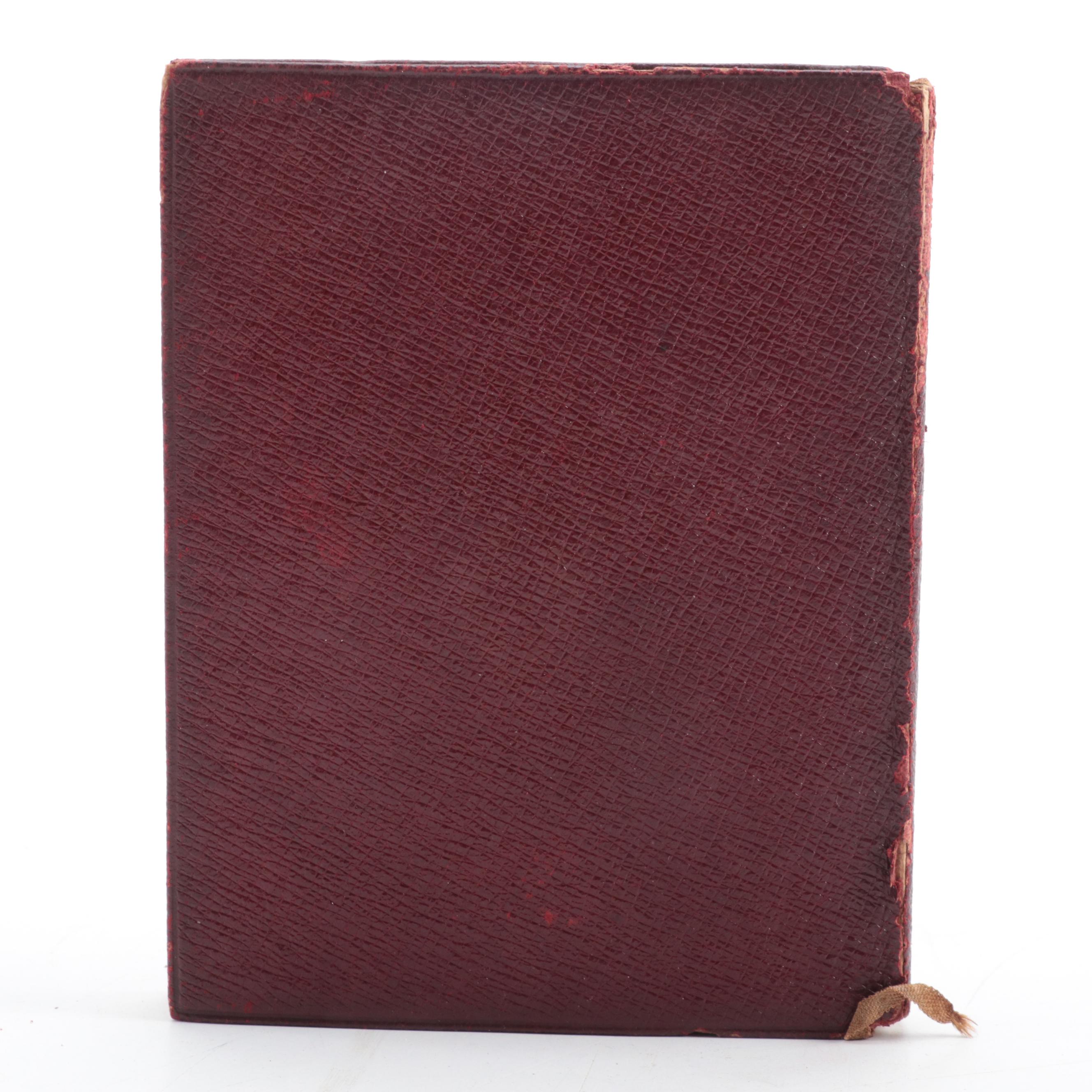 Leather Bound "The Temple Shakespeare" Partial Set, Early 20th Century