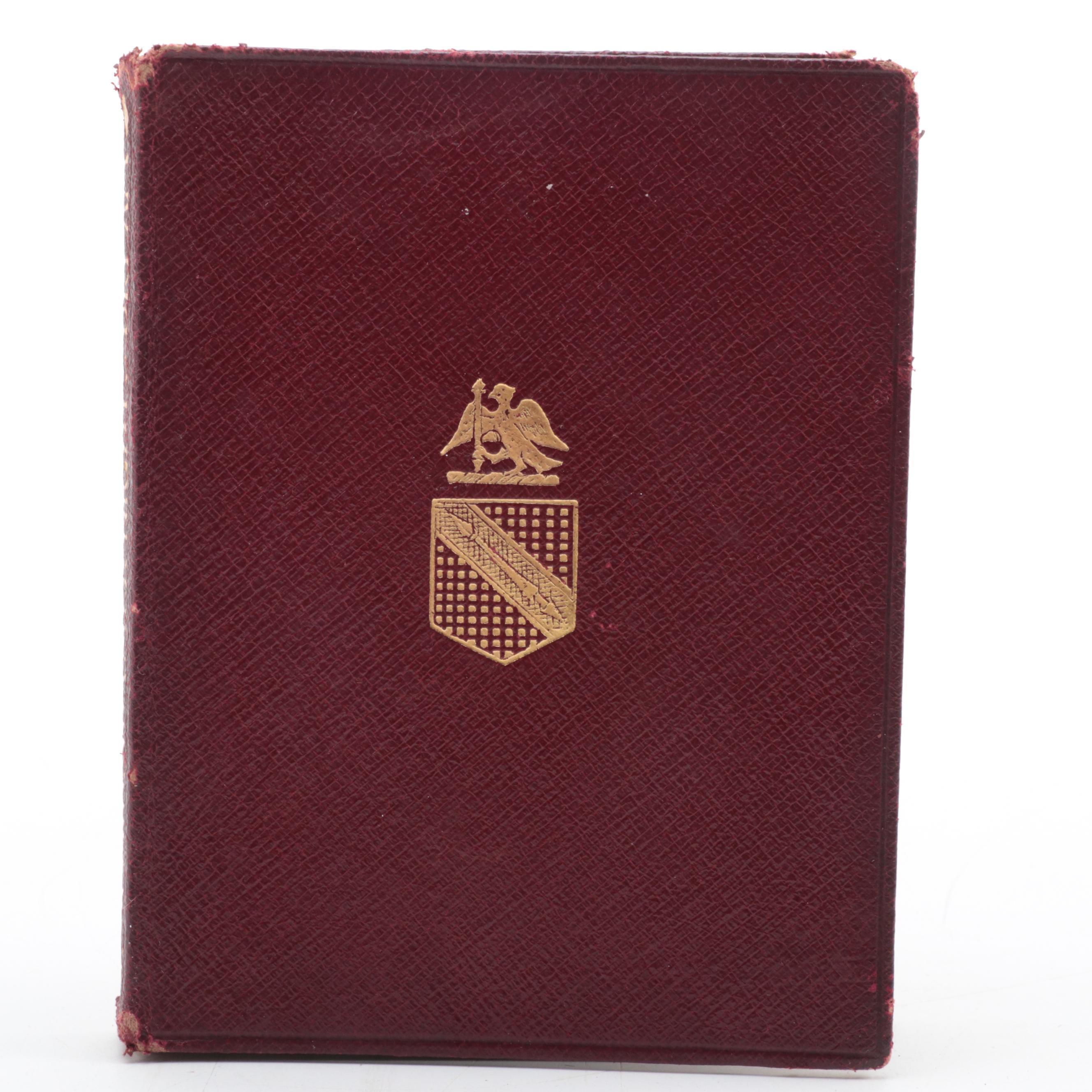 Leather Bound "The Temple Shakespeare" Partial Set, Early 20th Century