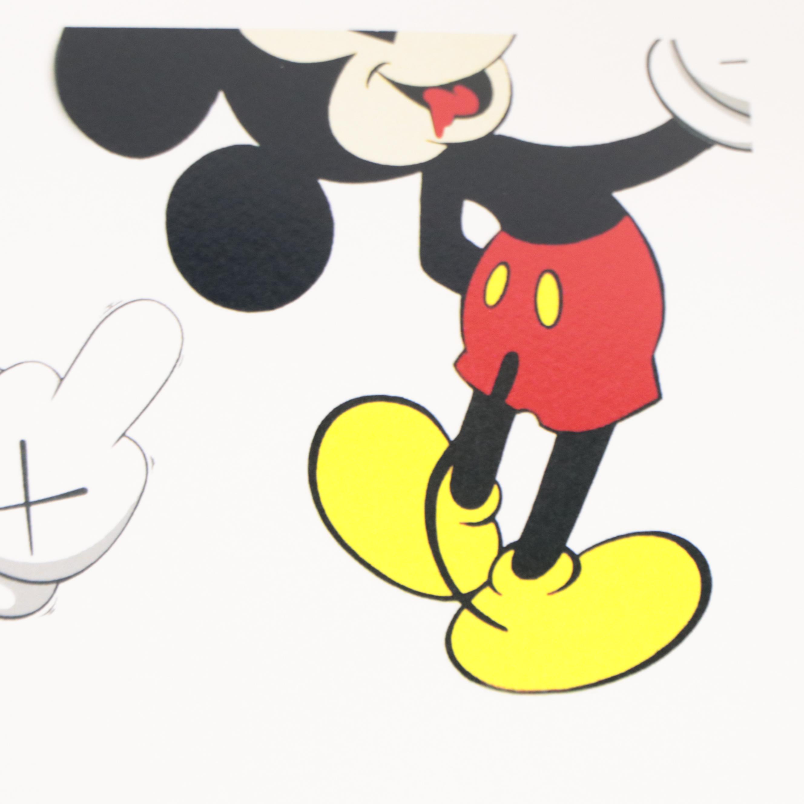 Death NYC Pop Art Graphic Print of Mickey Mouse and Kobe Bryant, 2022