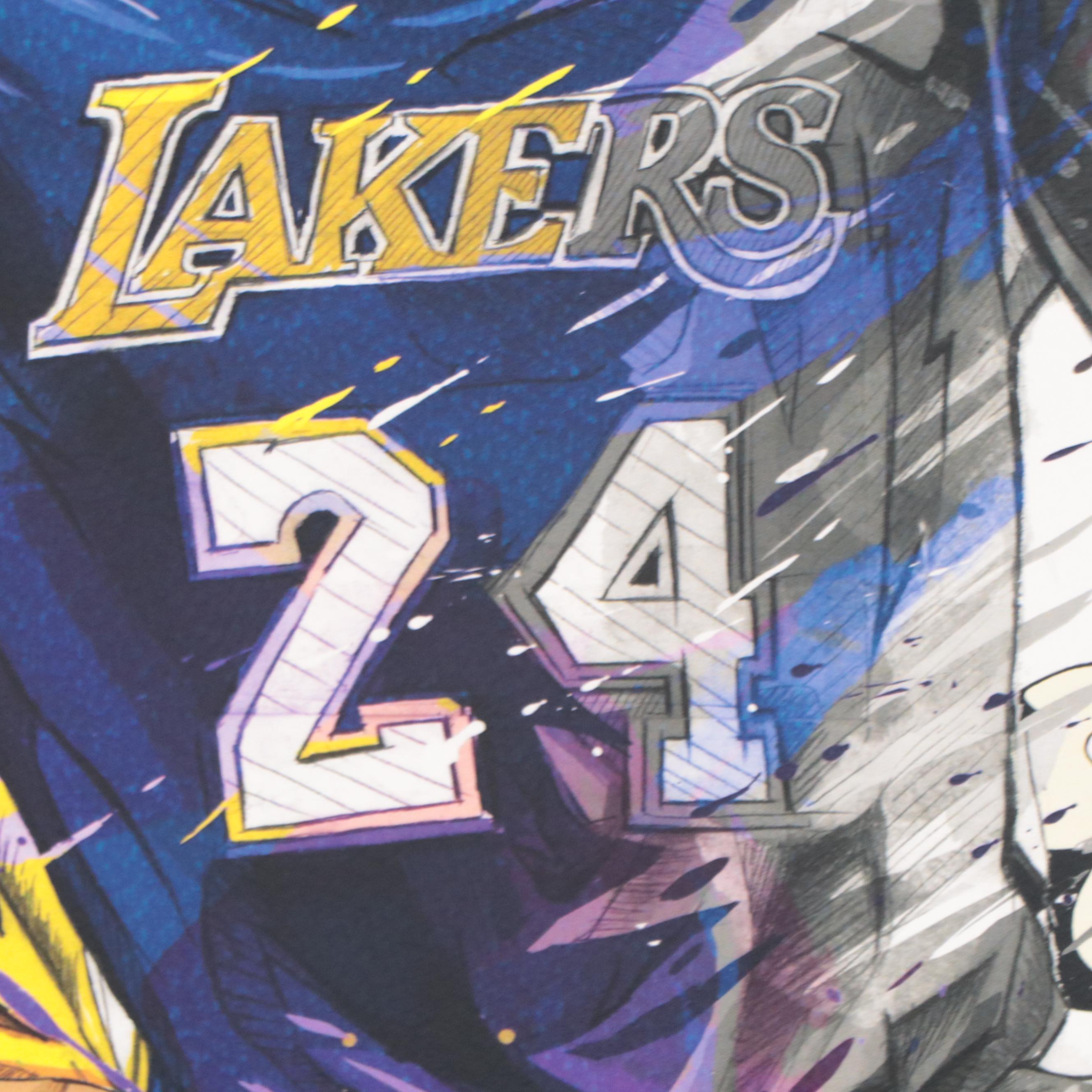 Death NYC Pop Art Graphic Print of Mickey Mouse and Kobe Bryant, 2022