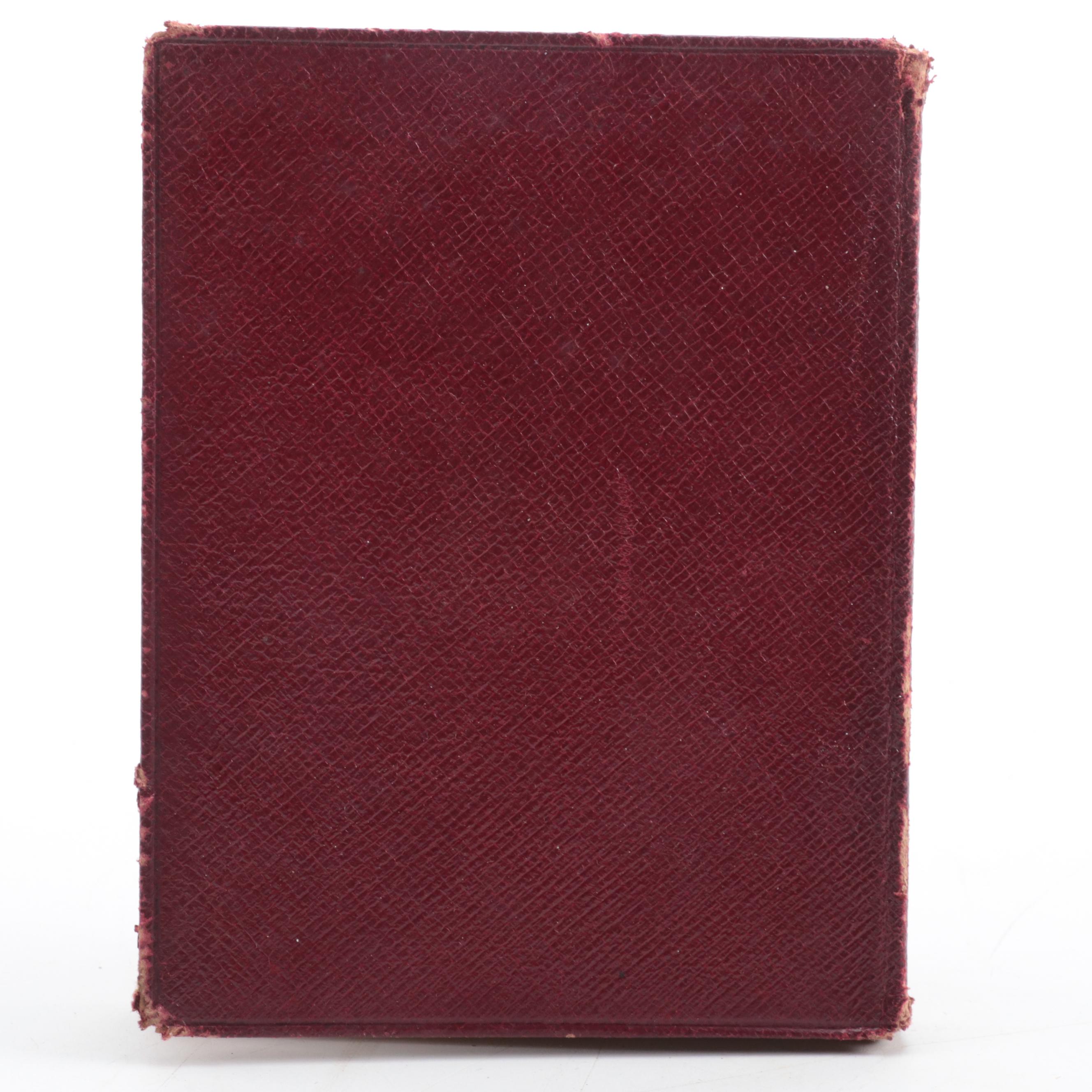 Leather Bound "The Temple Shakespeare" Partial Set, Early 20th Century