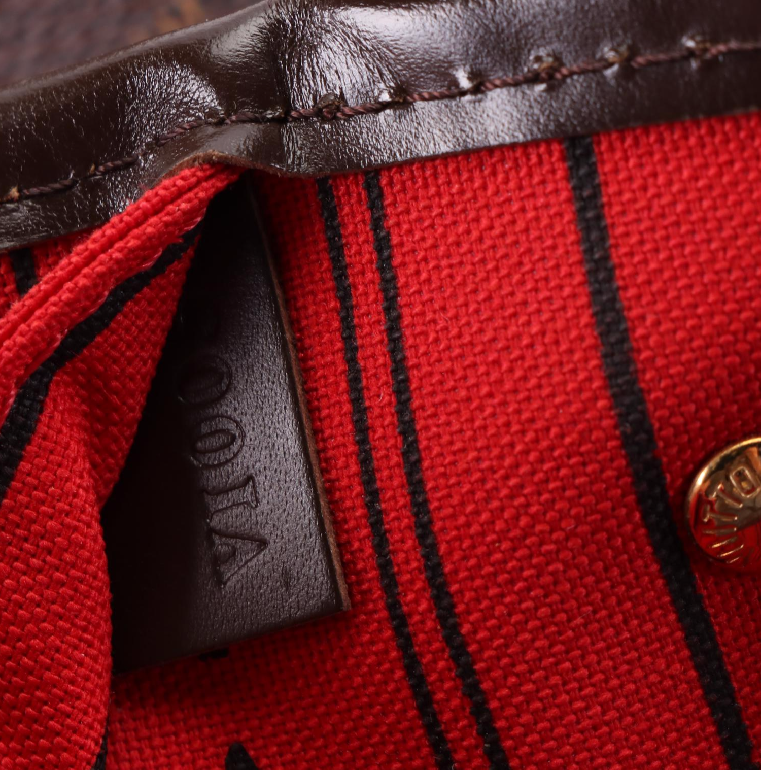 Louis Vuitton Neverfull PM Tote in Damier Ebene Canvas and Leather