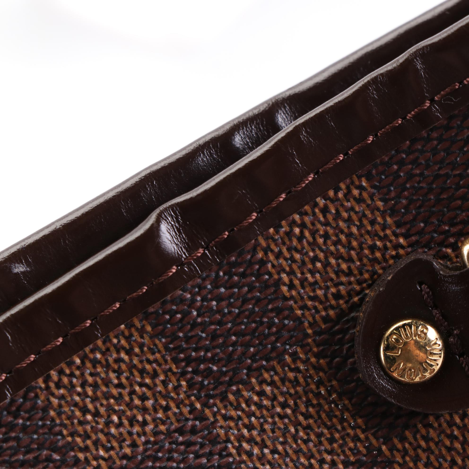 Louis Vuitton Neverfull PM Tote in Damier Ebene Canvas and Leather