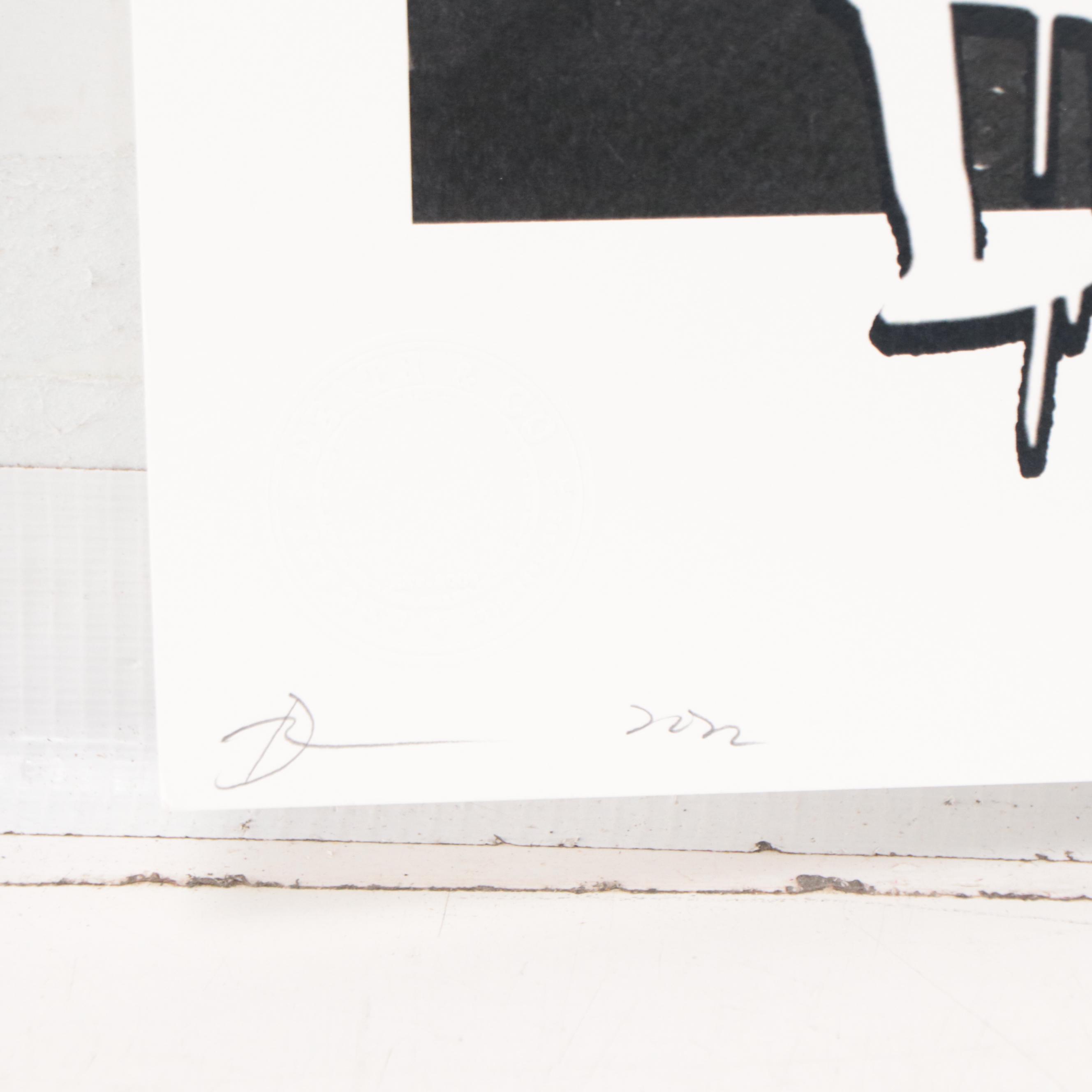 Death NYC Pop Art Graphic Print of Dali and Mickey Mouse, 2022