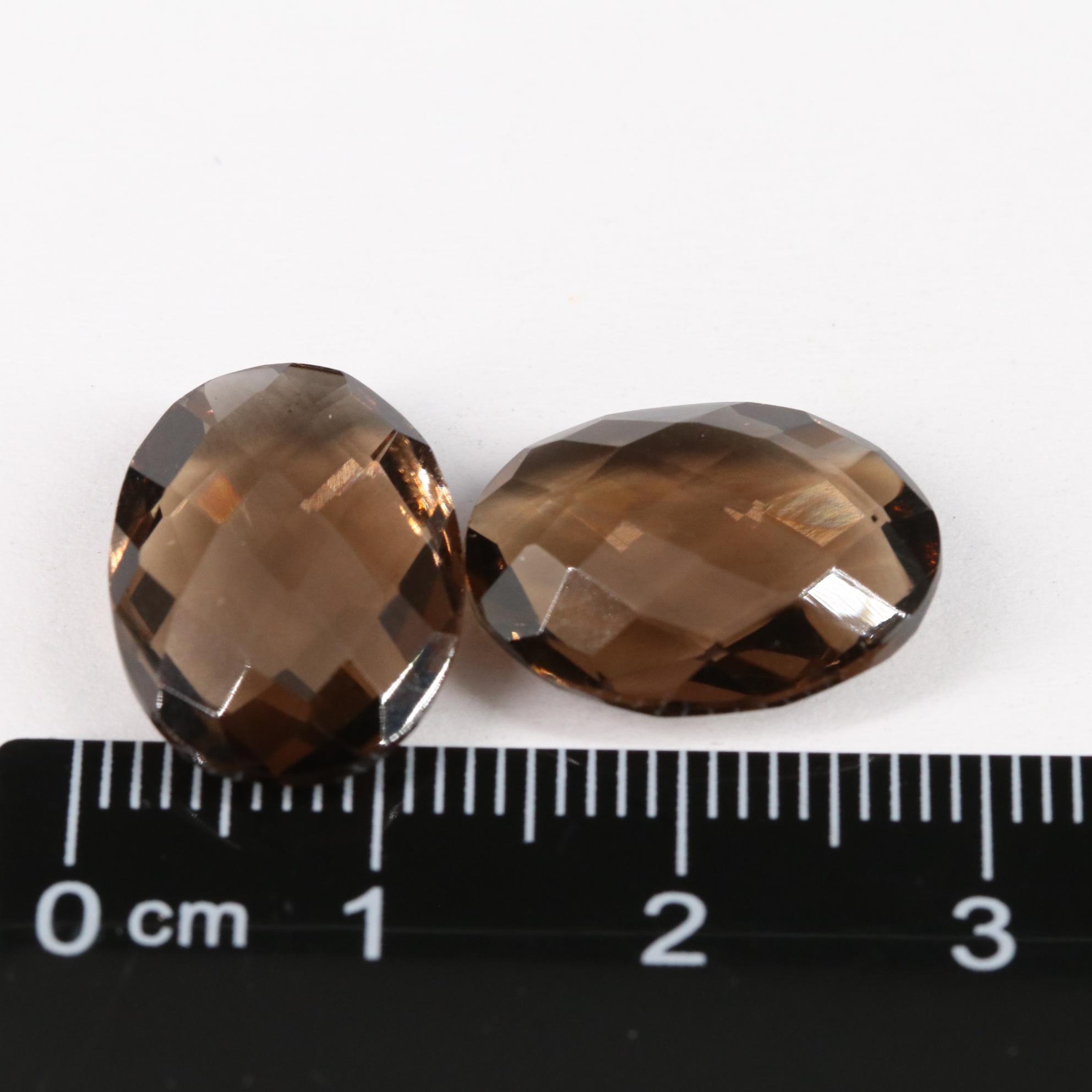 Loose 13.80 CTW Smoky Quartz Lot