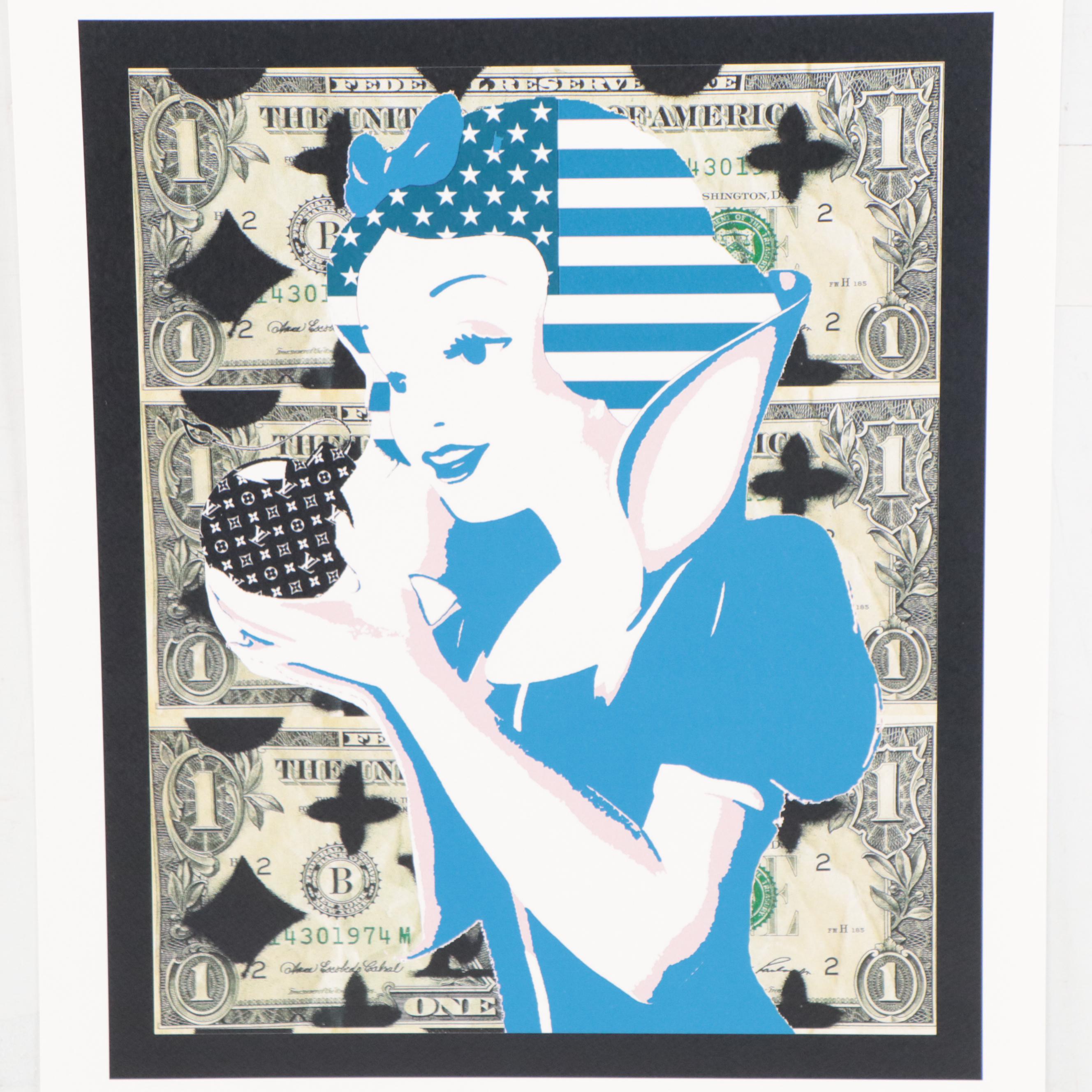 Death NYC Pop Art Graphic Print of Snow White, 2020