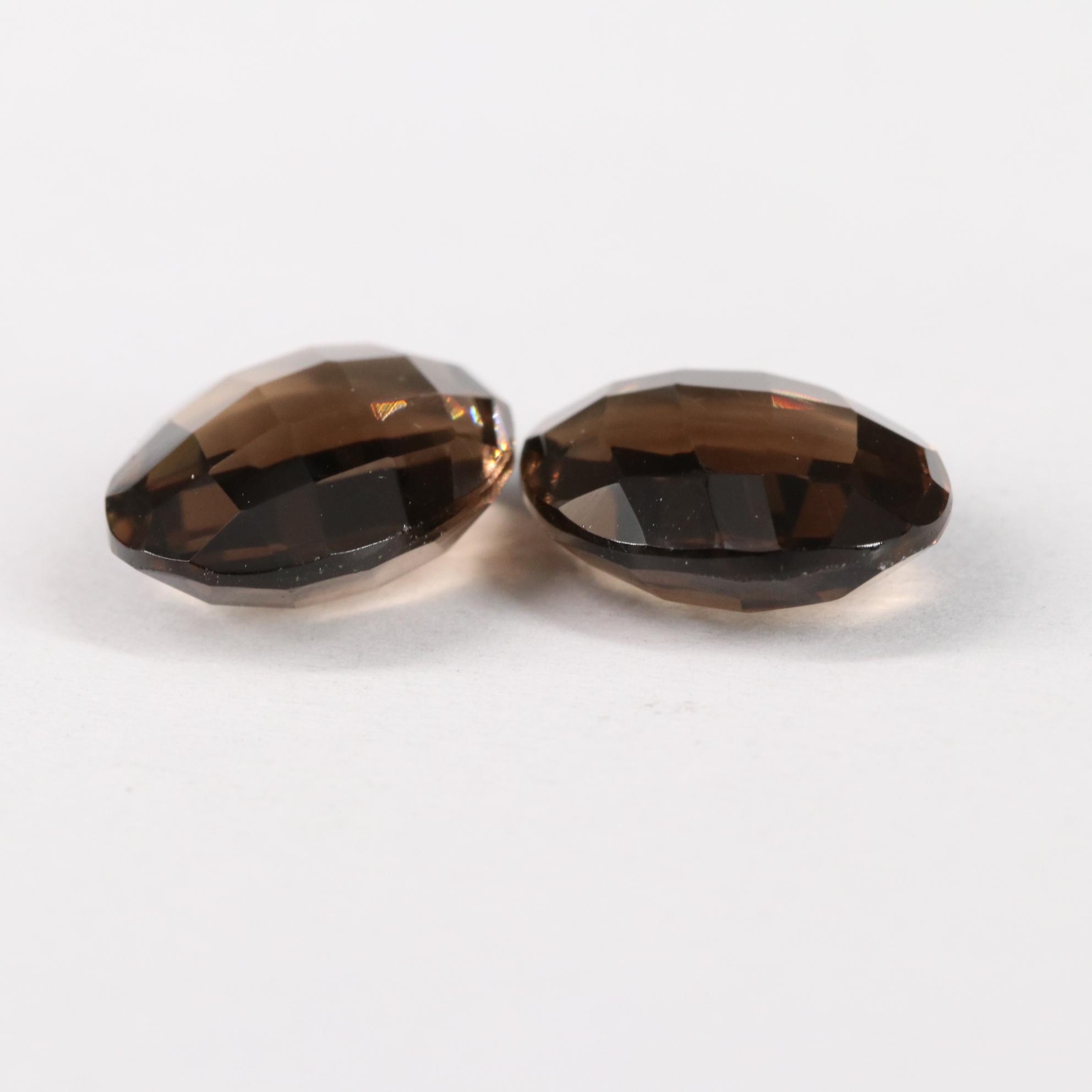 Loose 13.80 CTW Smoky Quartz Lot