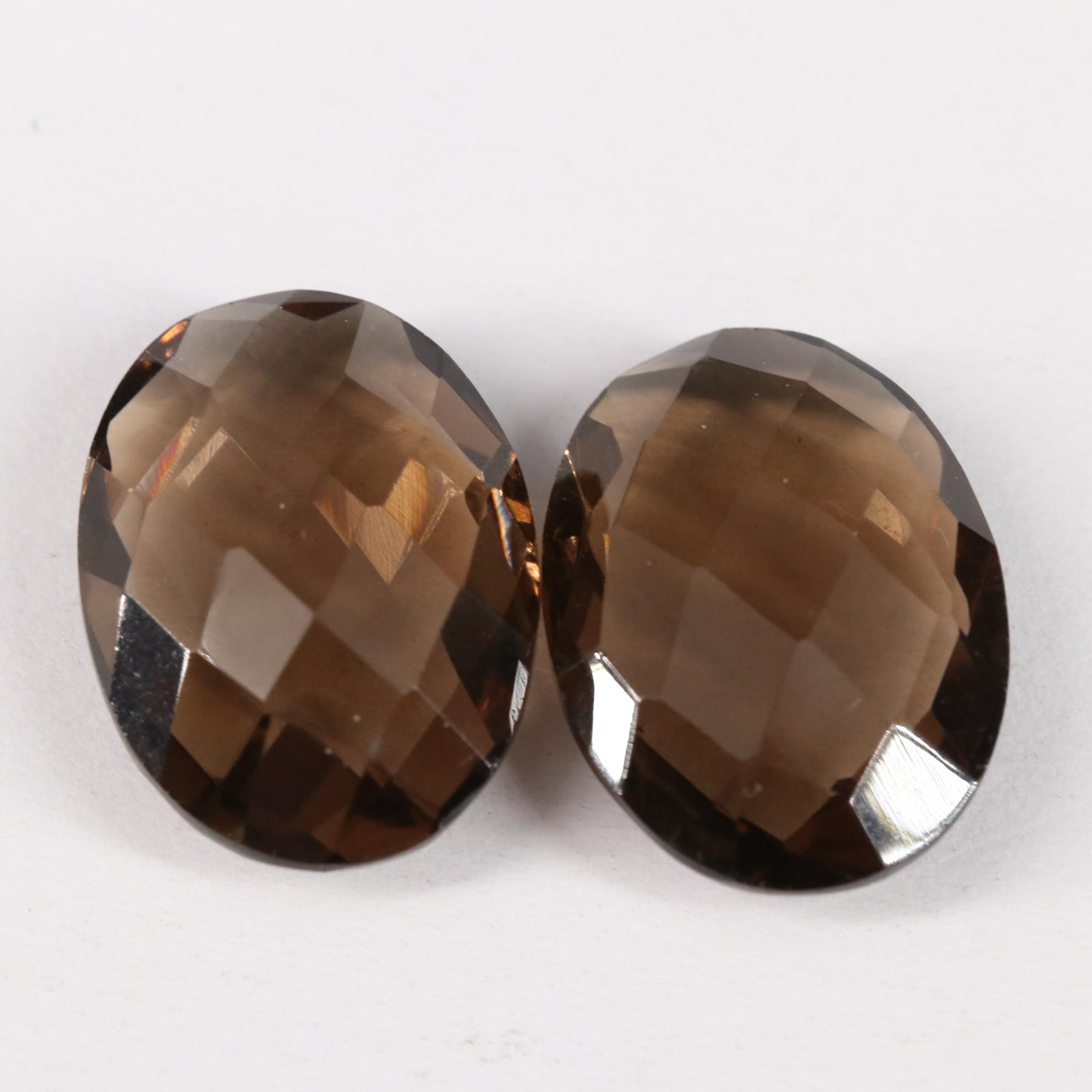 Loose 13.80 CTW Smoky Quartz Lot