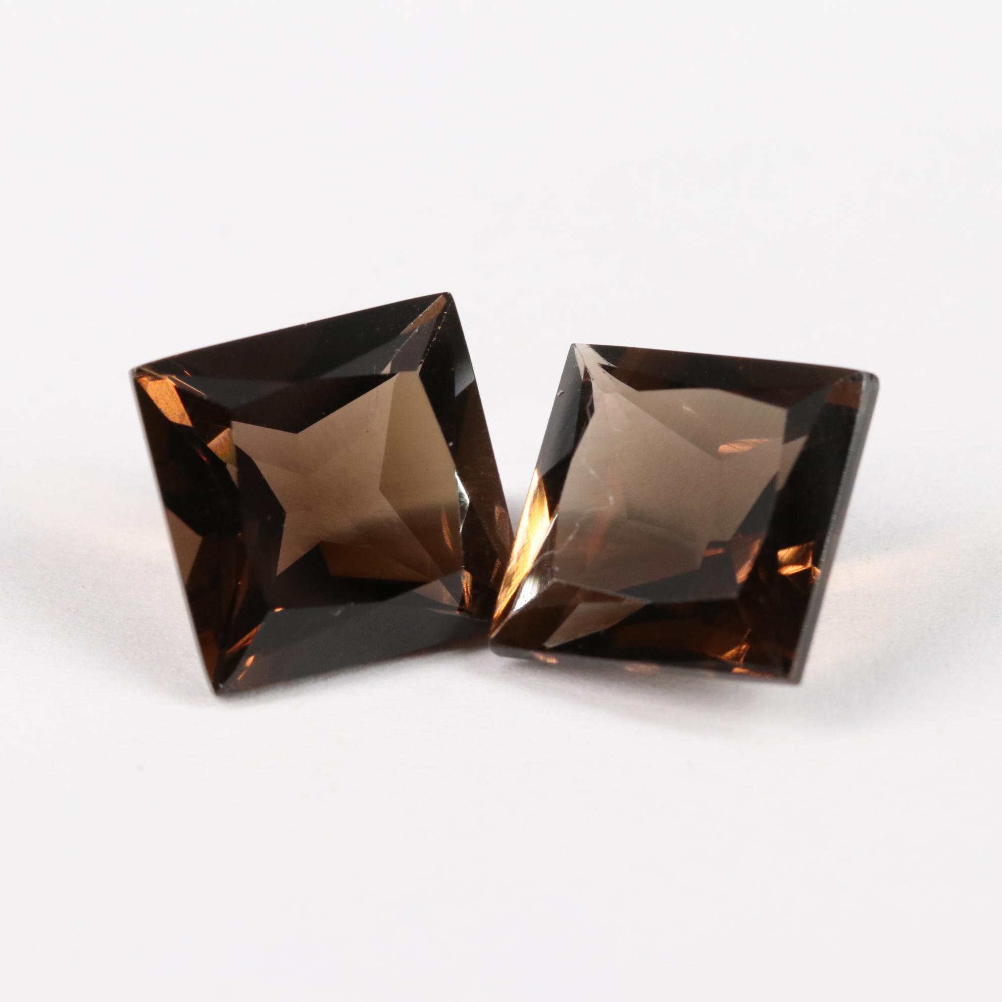 Loose 15.80 CTW Smoky Quartz Lot