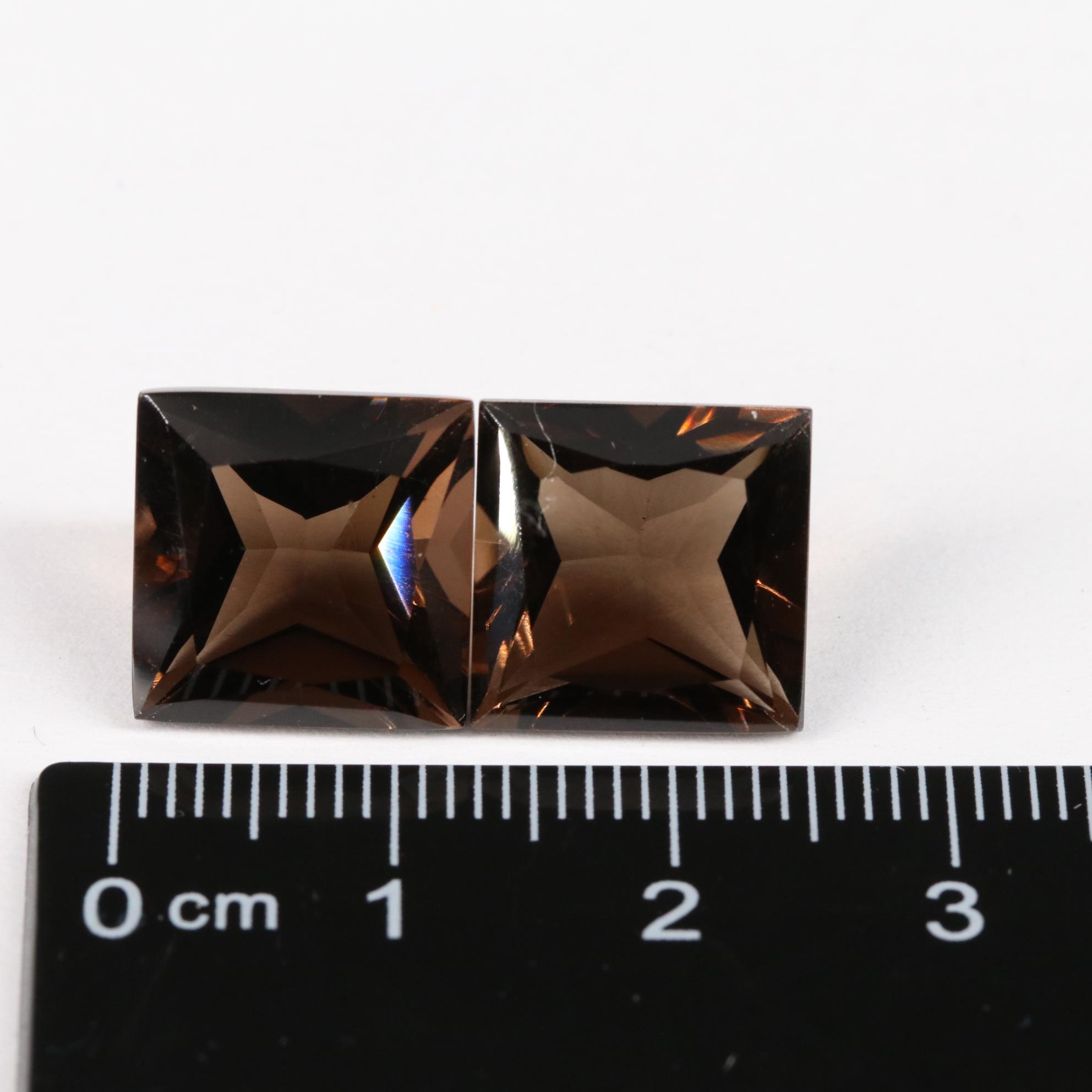 Loose 15.80 CTW Smoky Quartz Lot