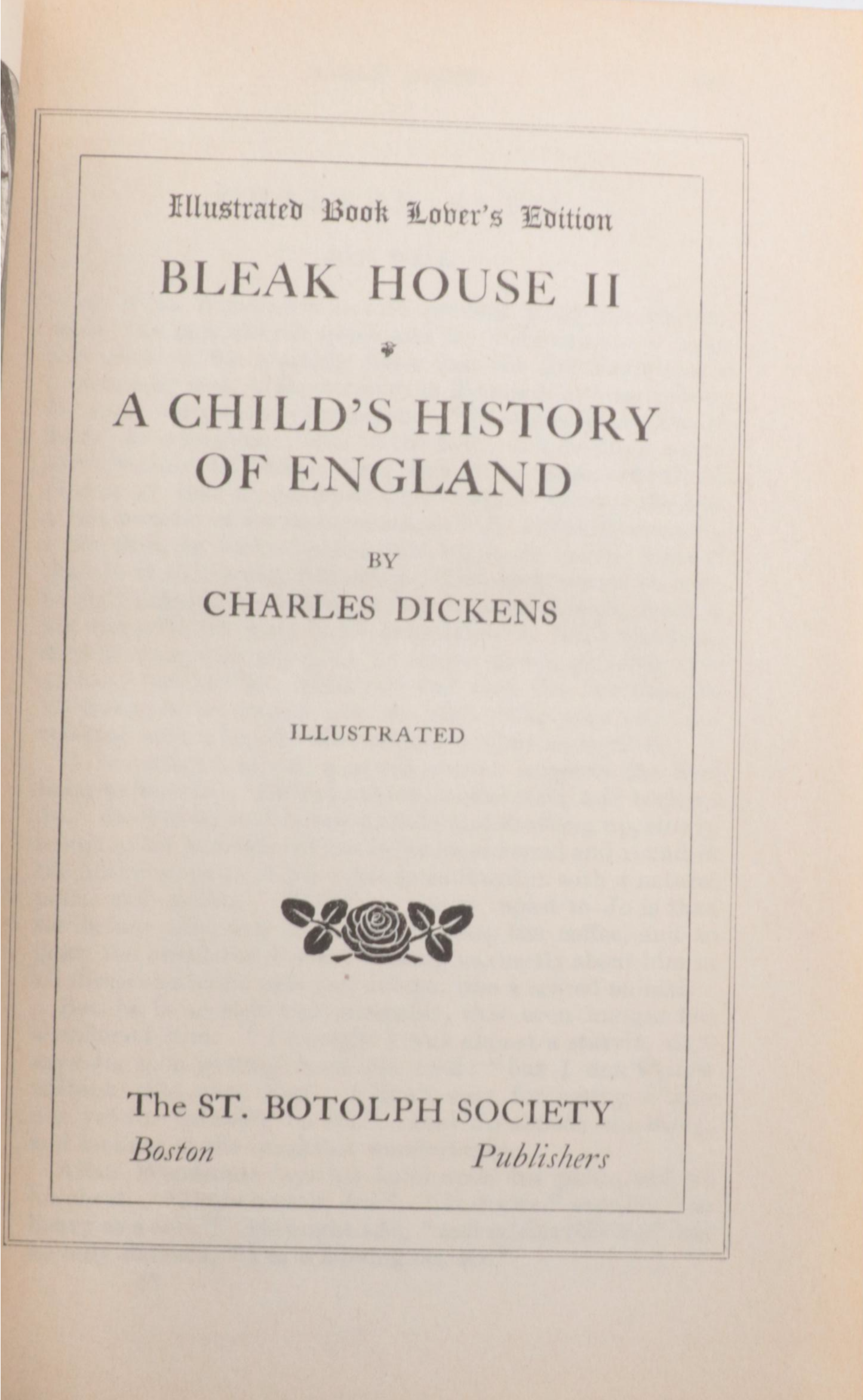 Illustrated Book Lover's Edition "The Works of Charles Dickens" Partial Set