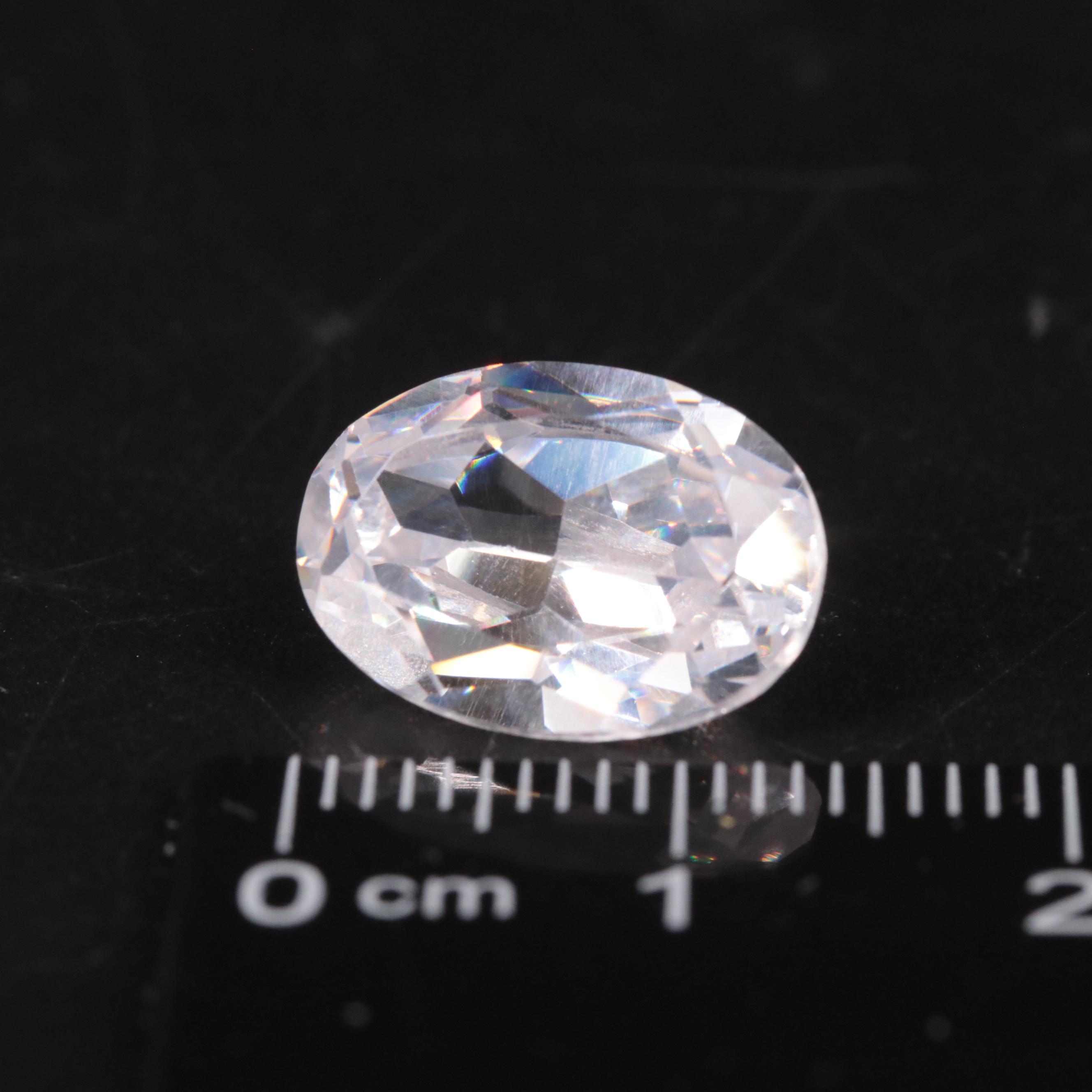 Loose 12.00 CT Cubic Zirconia