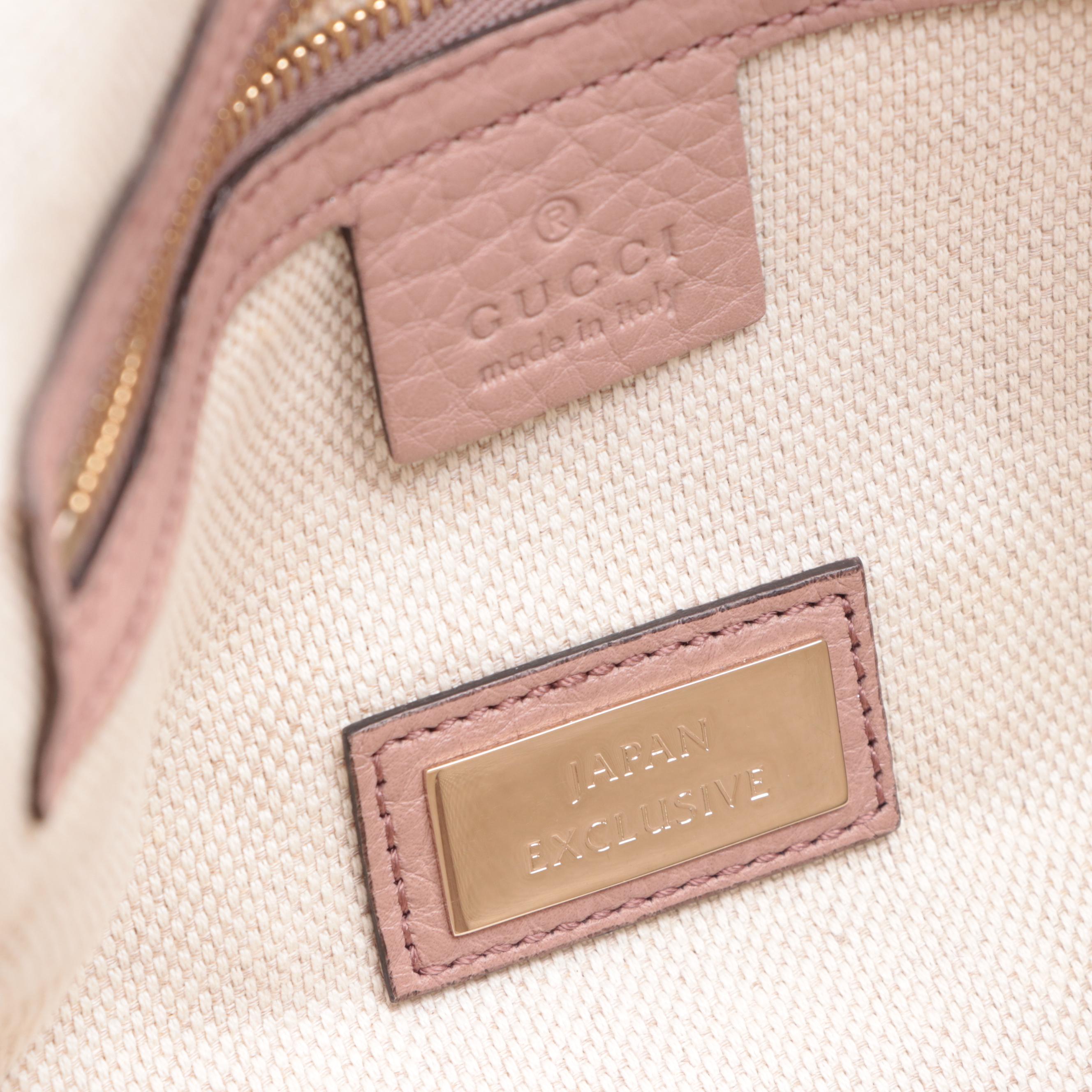 Gucci Small Soho Tassel Tote in Calfskin Leather