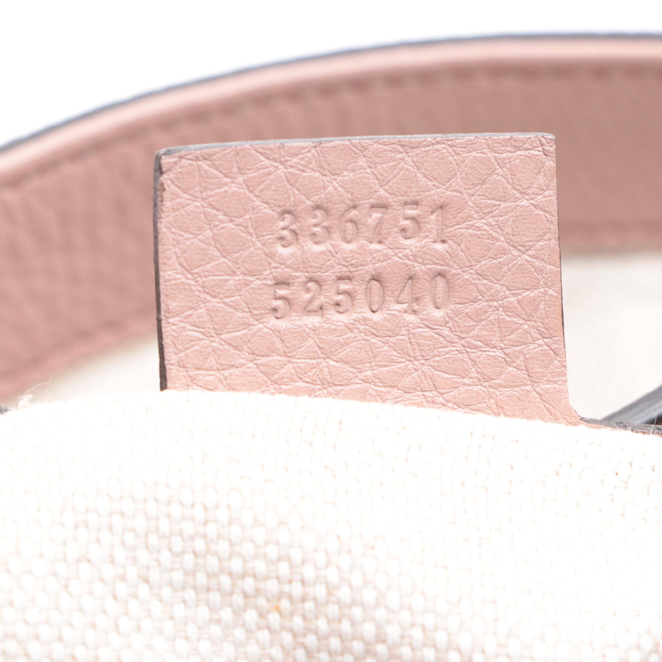 Gucci Small Soho Tassel Tote in Calfskin Leather