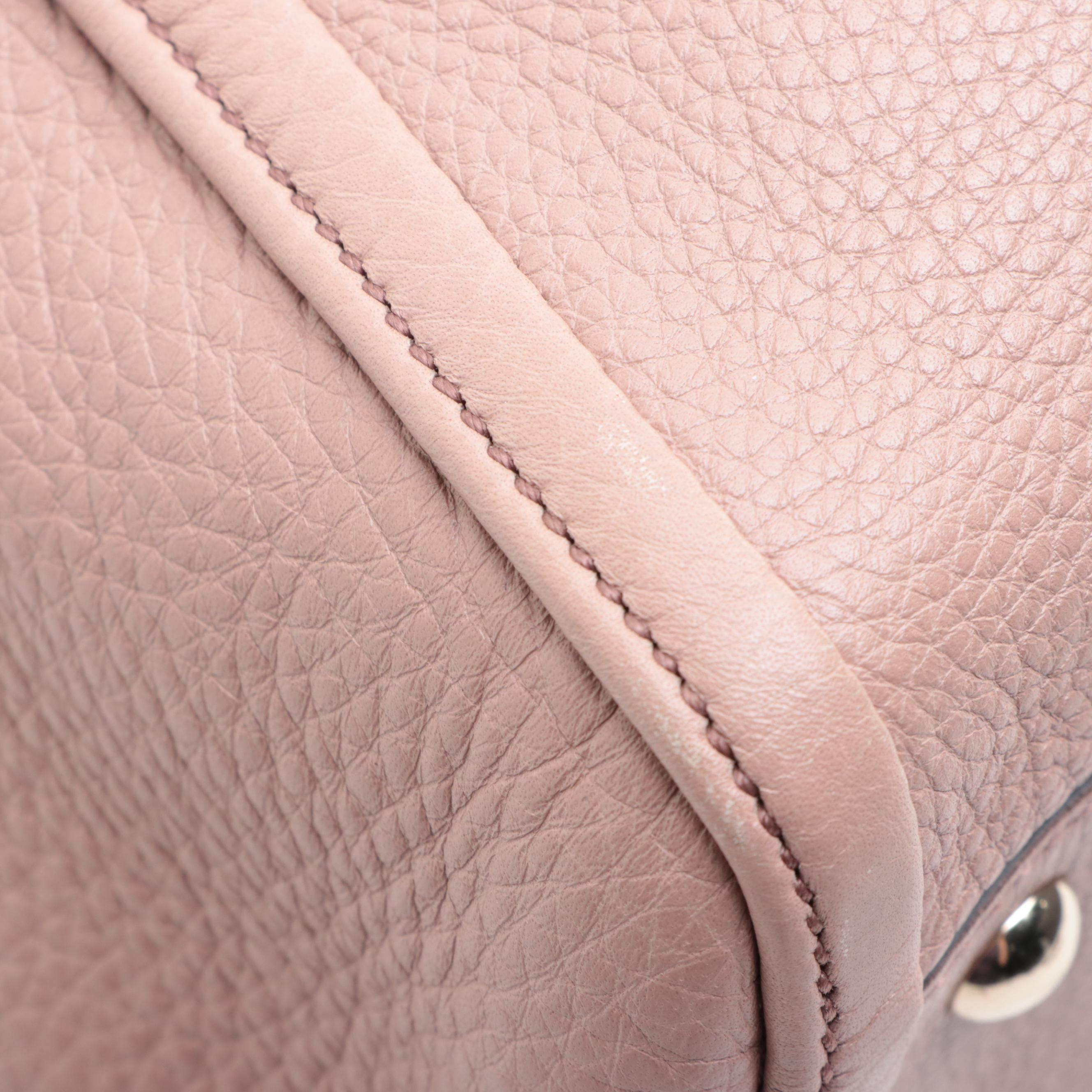 Gucci Small Soho Tassel Tote in Calfskin Leather