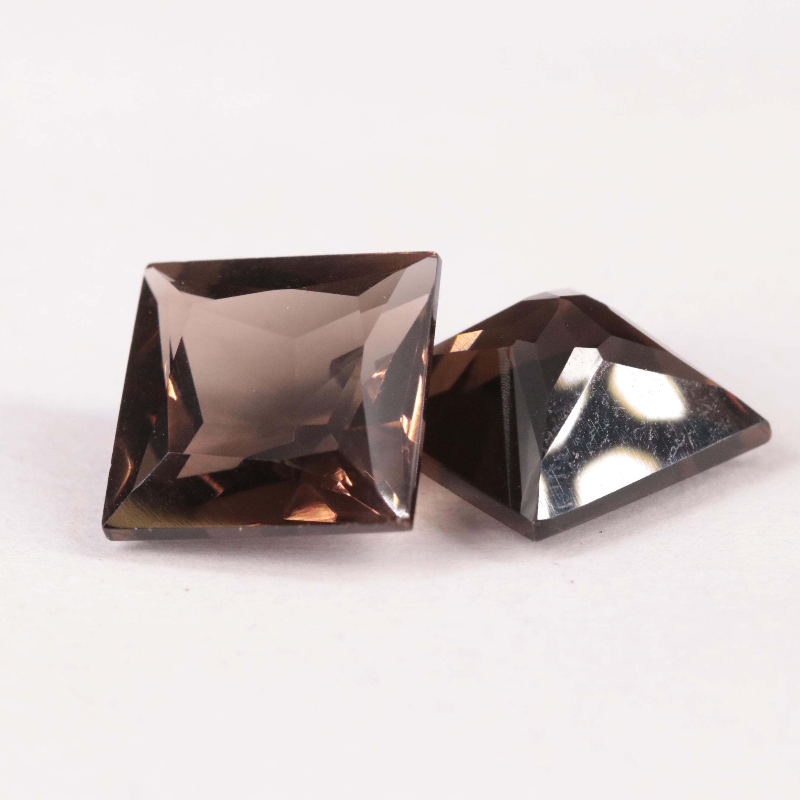 Loose 14.85 CTW Smoky Quartz