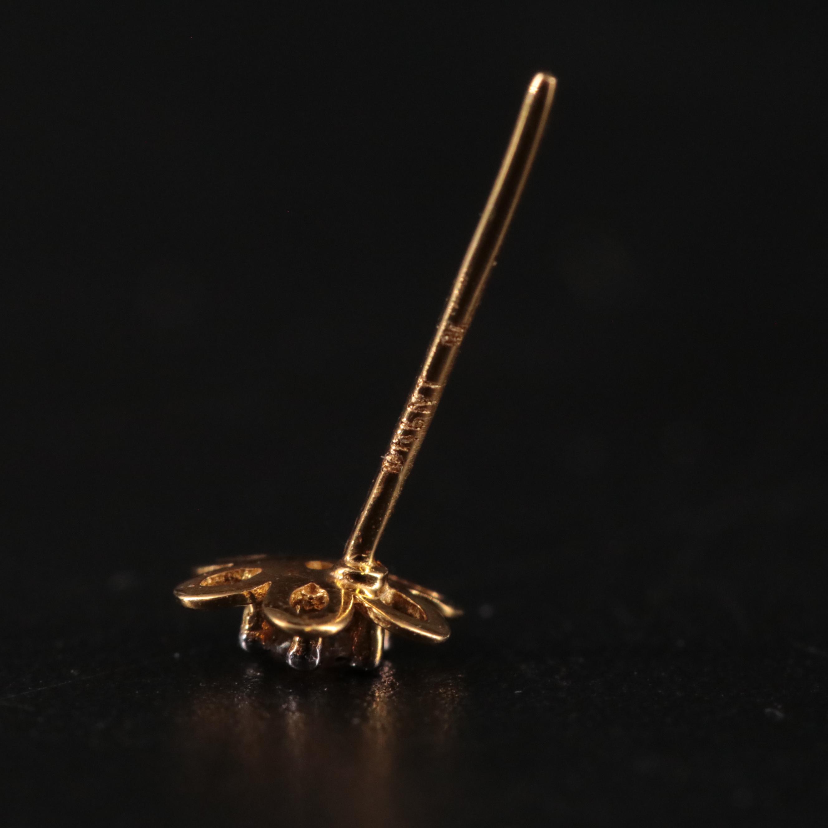 10K Cubic Zirconia Stud Earrings