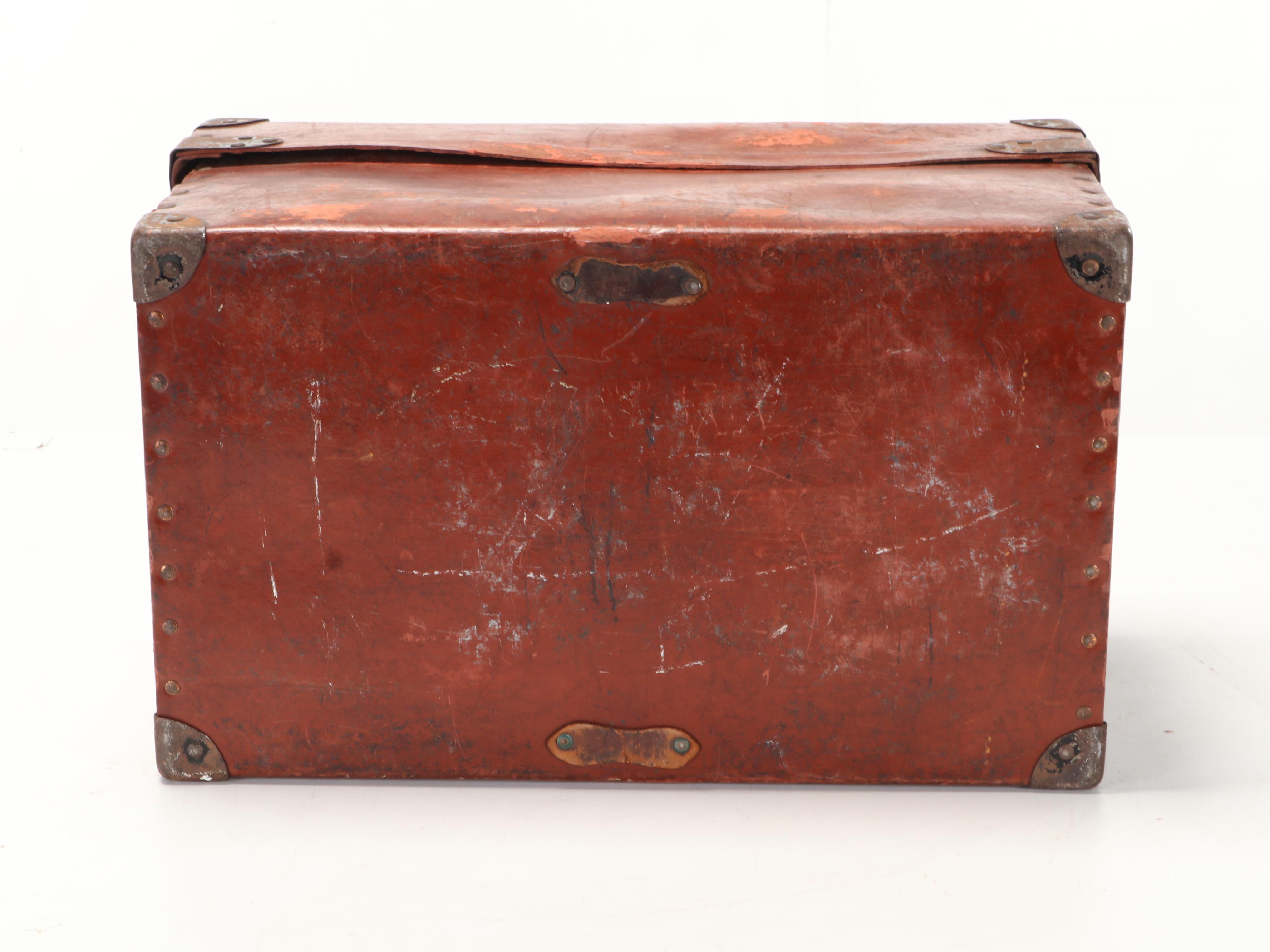 Lacquered Paper Document Box, Early to Mid-20th Century