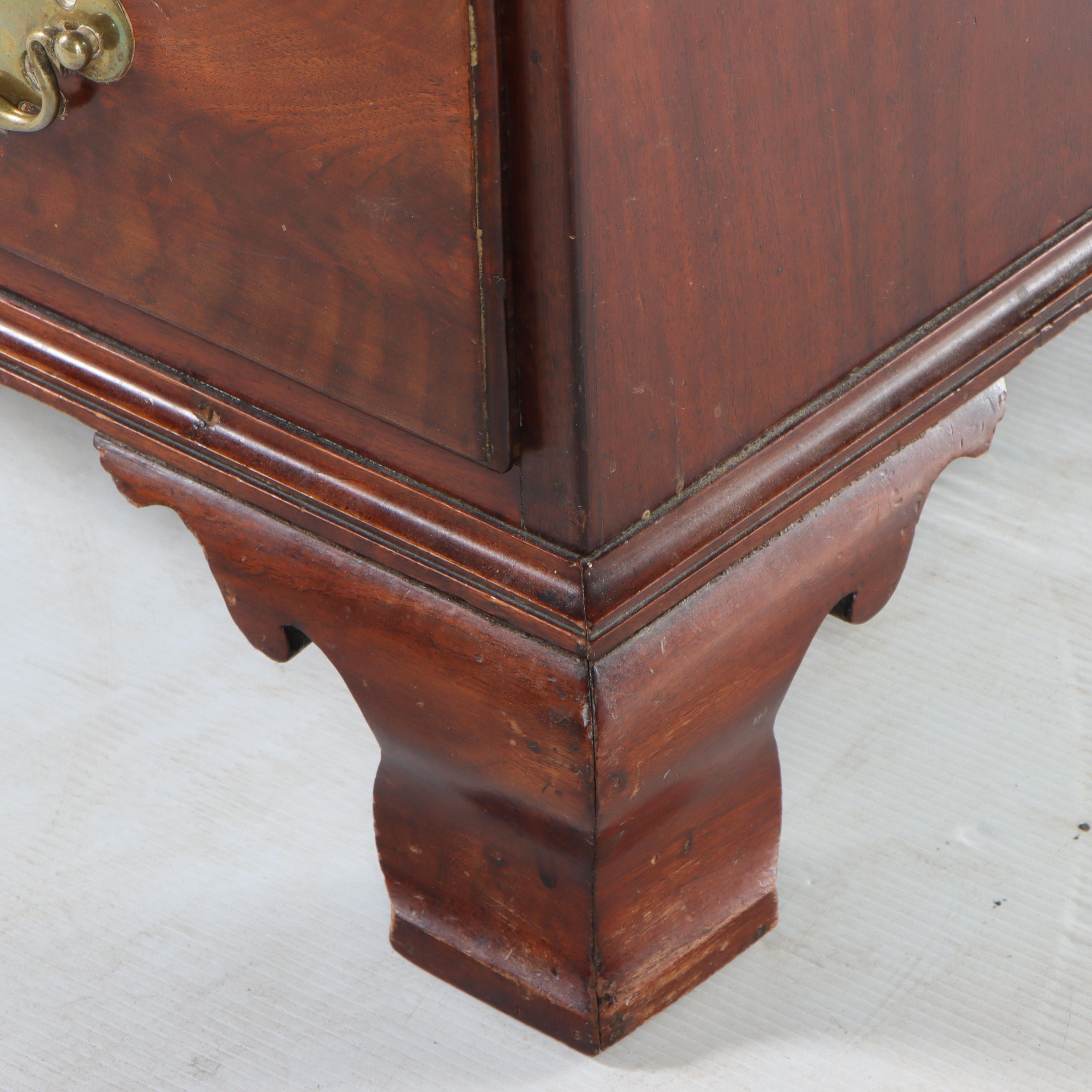 American Chippendale Mahogany Slant-Front Desk, Late 18th Century